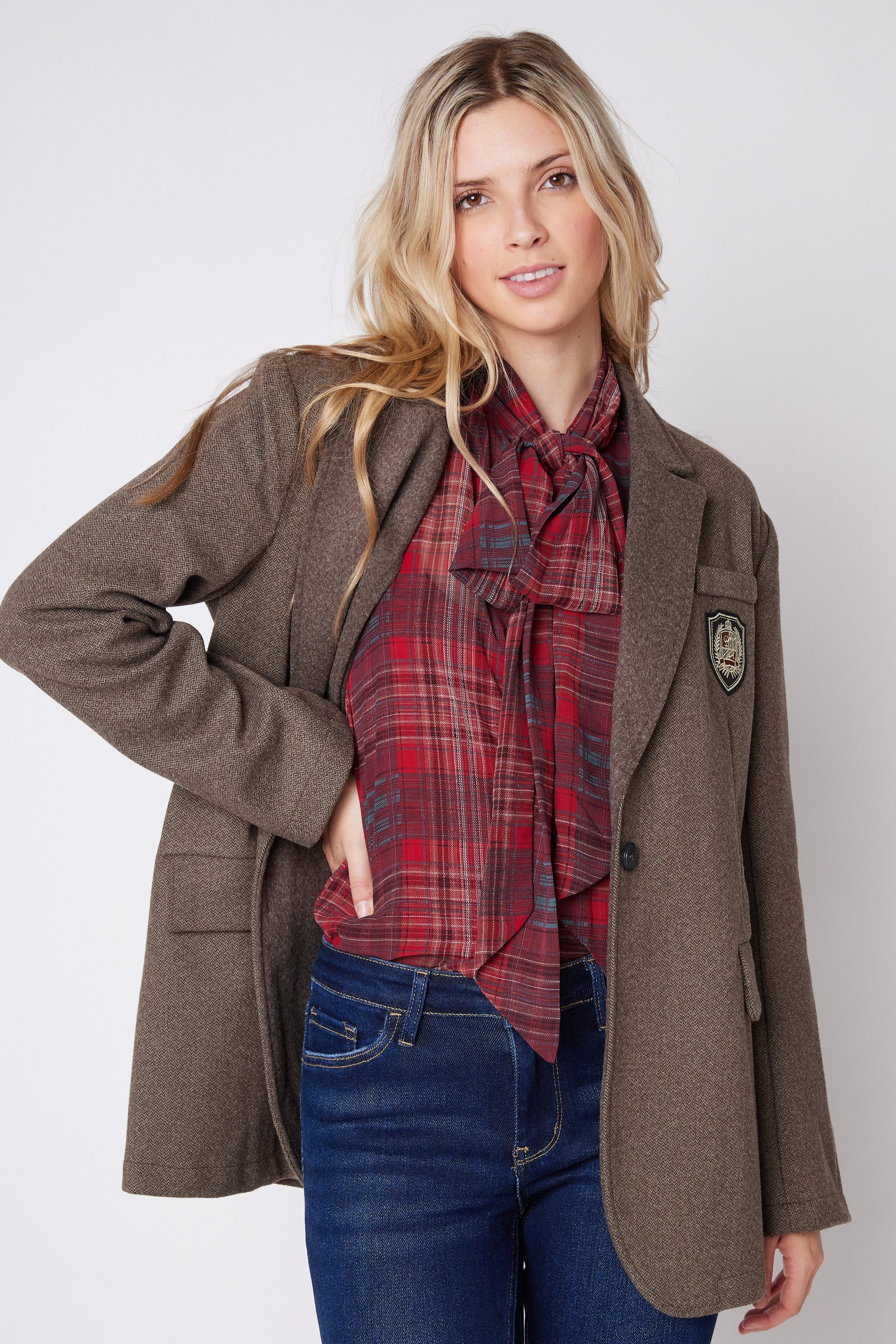 Reid Patch Detail Blazer