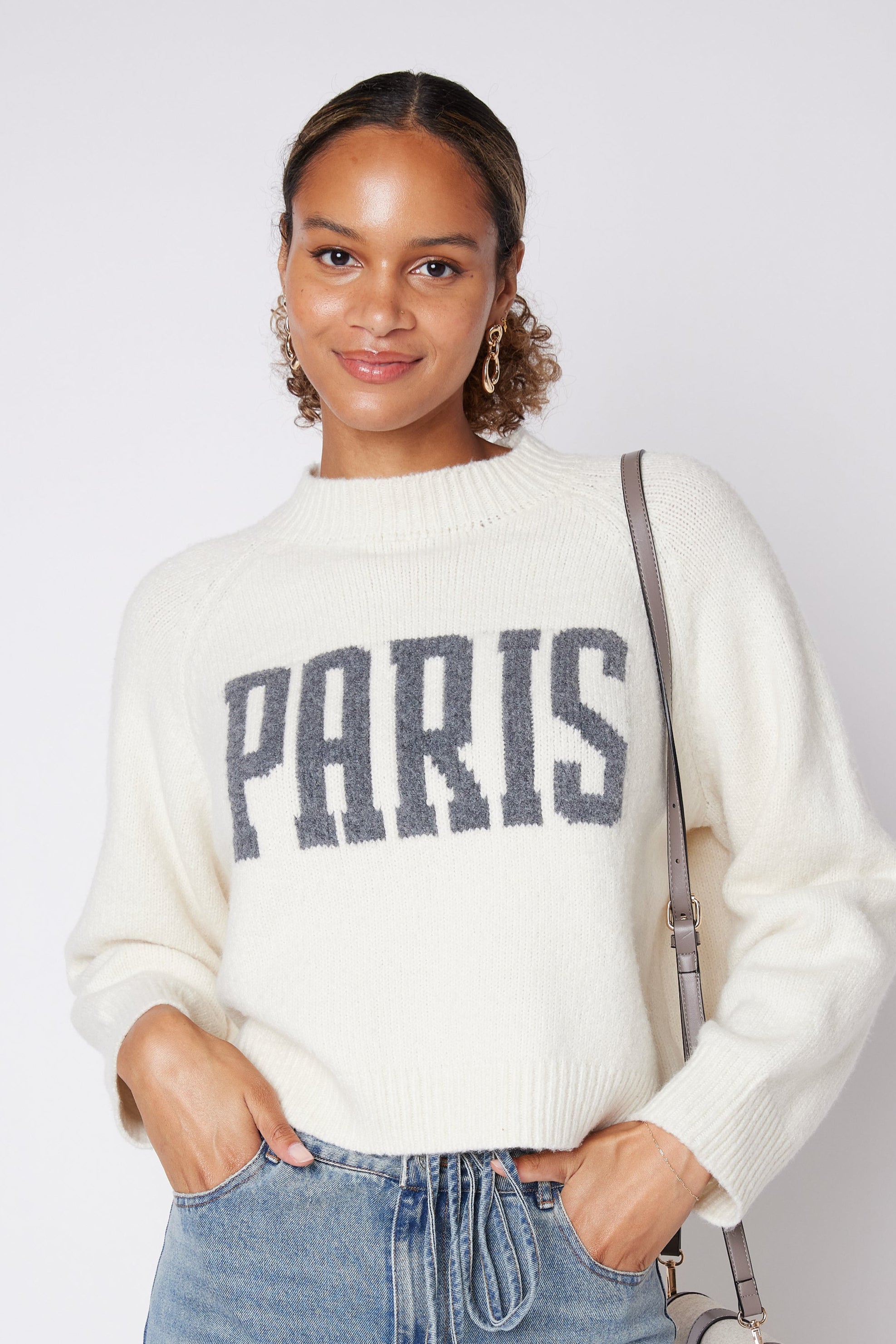 SALE - Brogan Letter Front Sweater