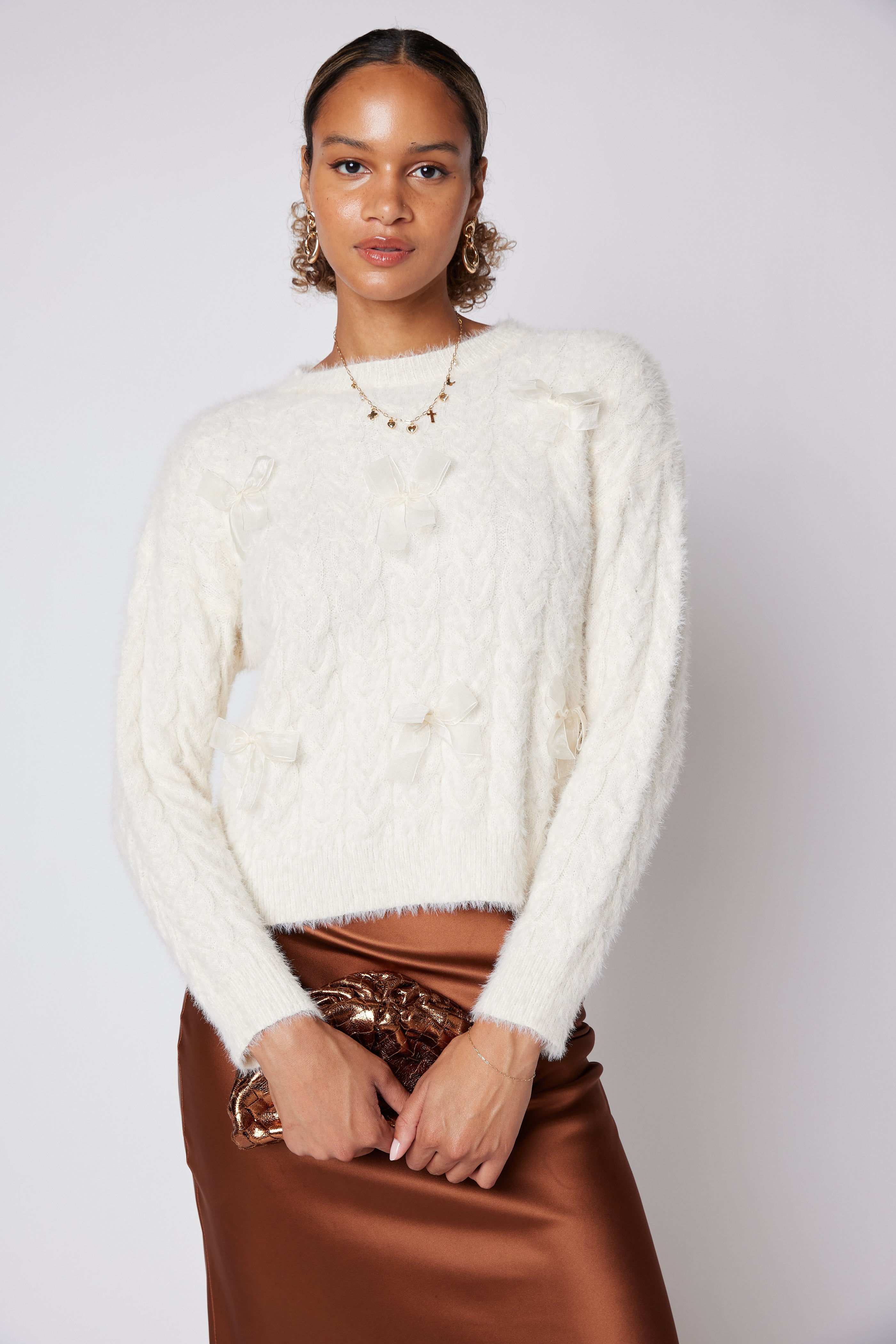 SALE - Ramsey Ribbon Twist Detail Sweater