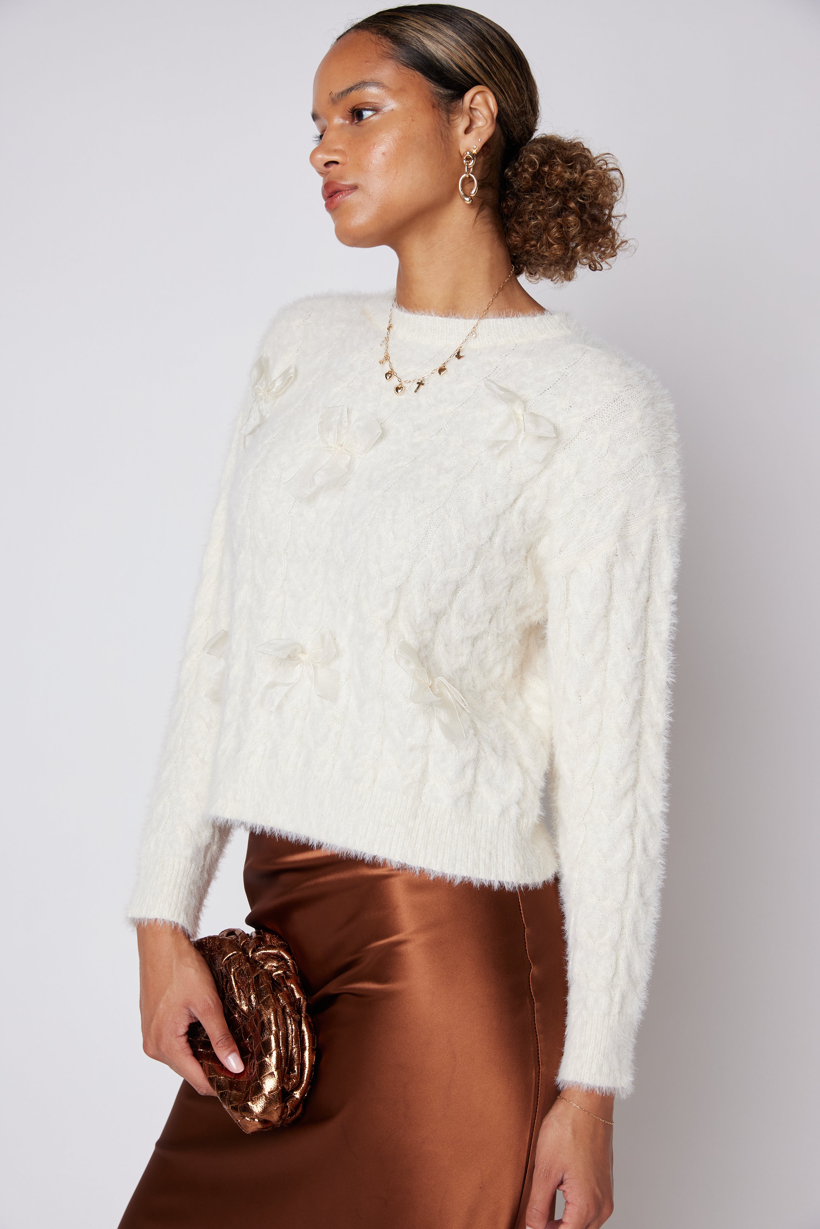 SALE - Ramsey Ribbon Twist Detail Sweater