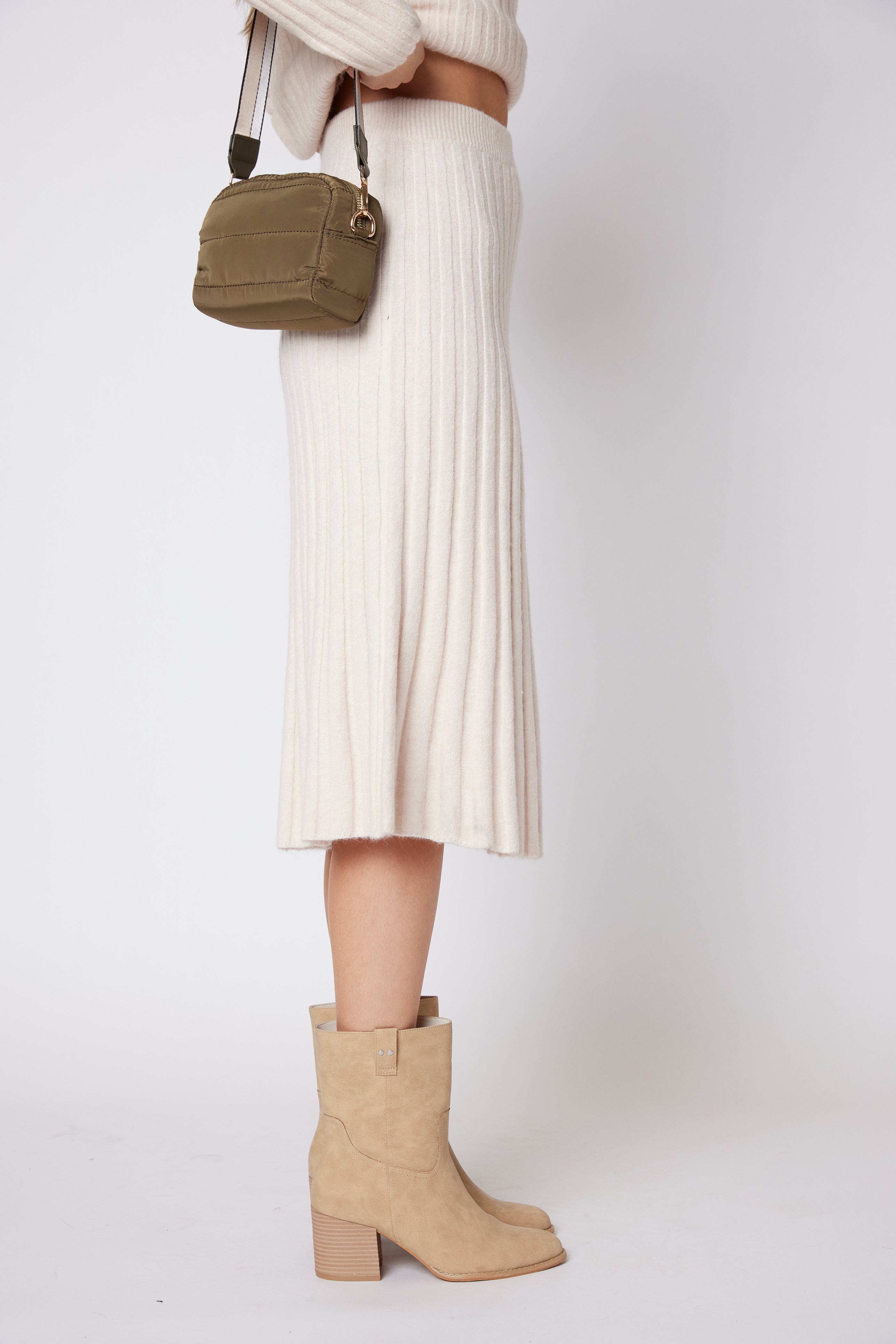 SALE - Hayes Flare Sweater Midi Skirt
