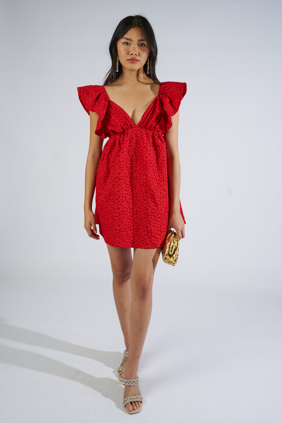 Gianna Flutter Sleeve Dress - fab'rik