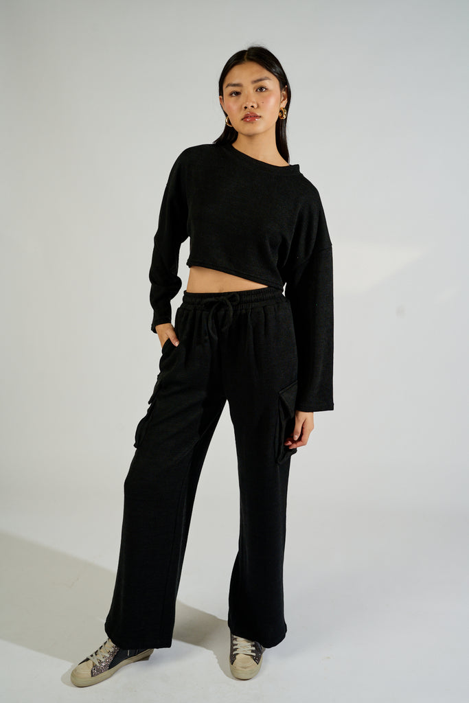 Reese Cropped Knit Top - fab'rik