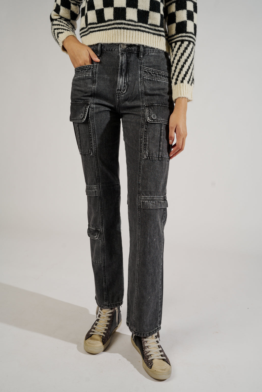 Tracey Cargo Straight Jeans - fab'rik