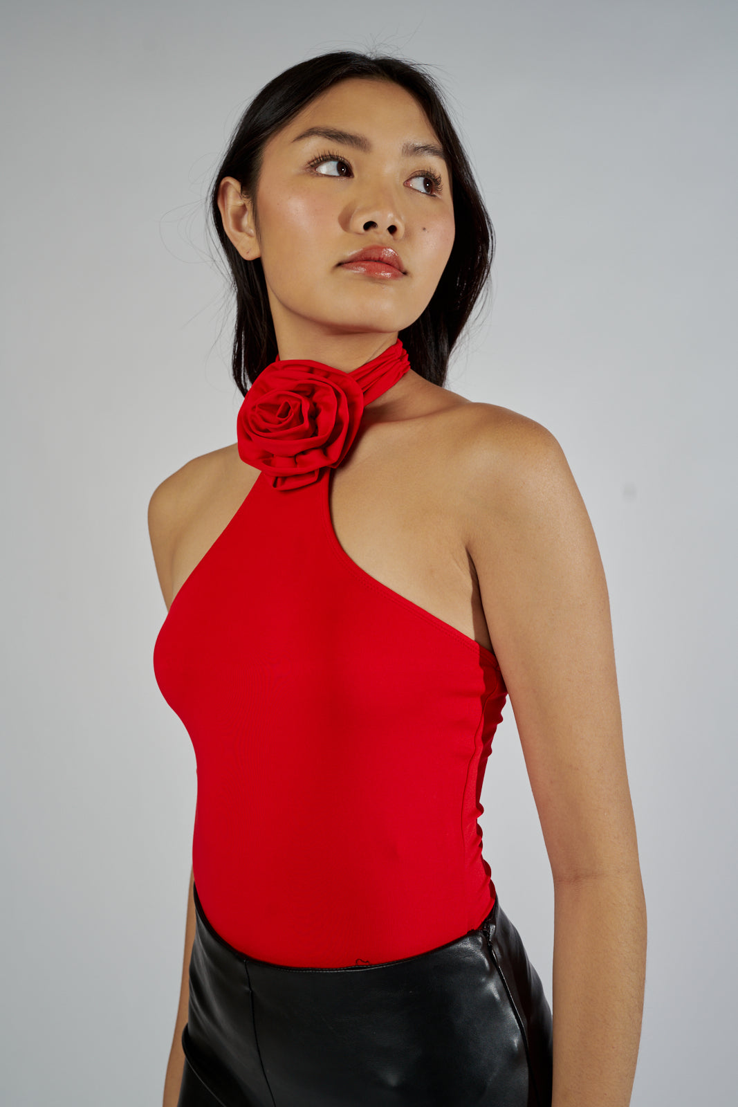Betty Rosette Detail Bodysuit - fab'rik