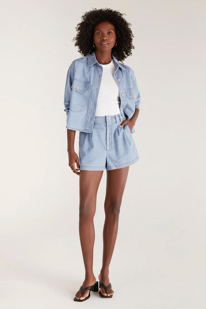 Z Supply Sunseeker Chambray Jacket - fab'rik