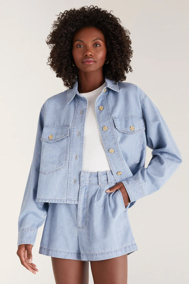 Z Supply Sunseeker Chambray Jacket - fab'rik