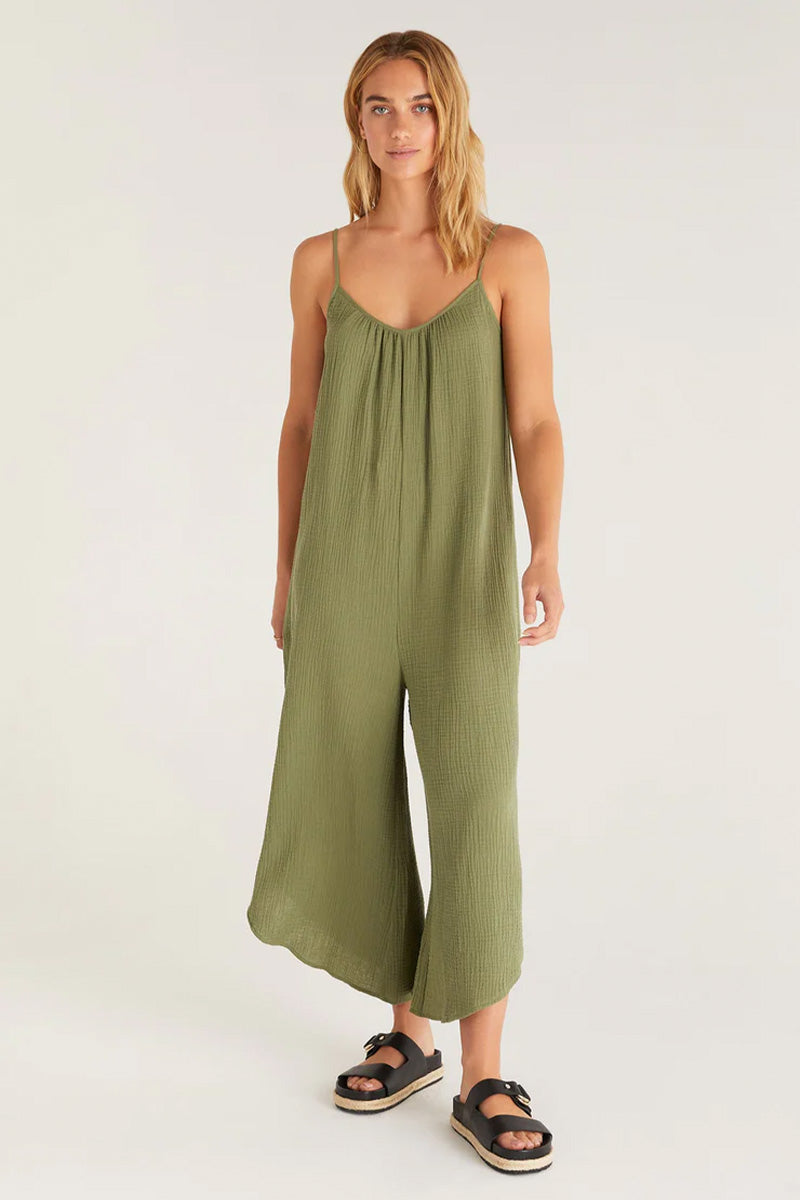 Z Supply The Flared Gauze Jumpsuit - fab'rik