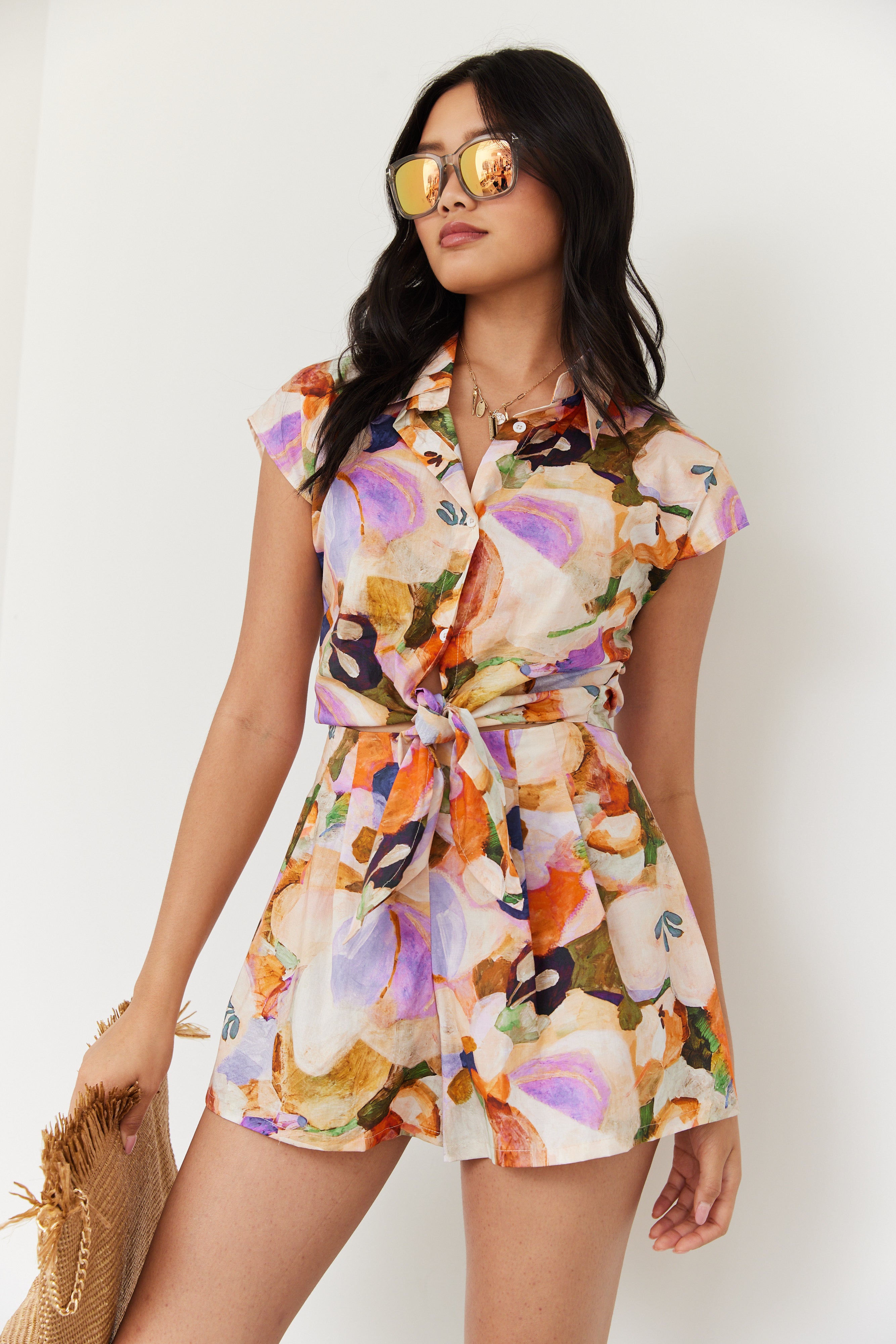 SALE - Lindsey Floral Print Top