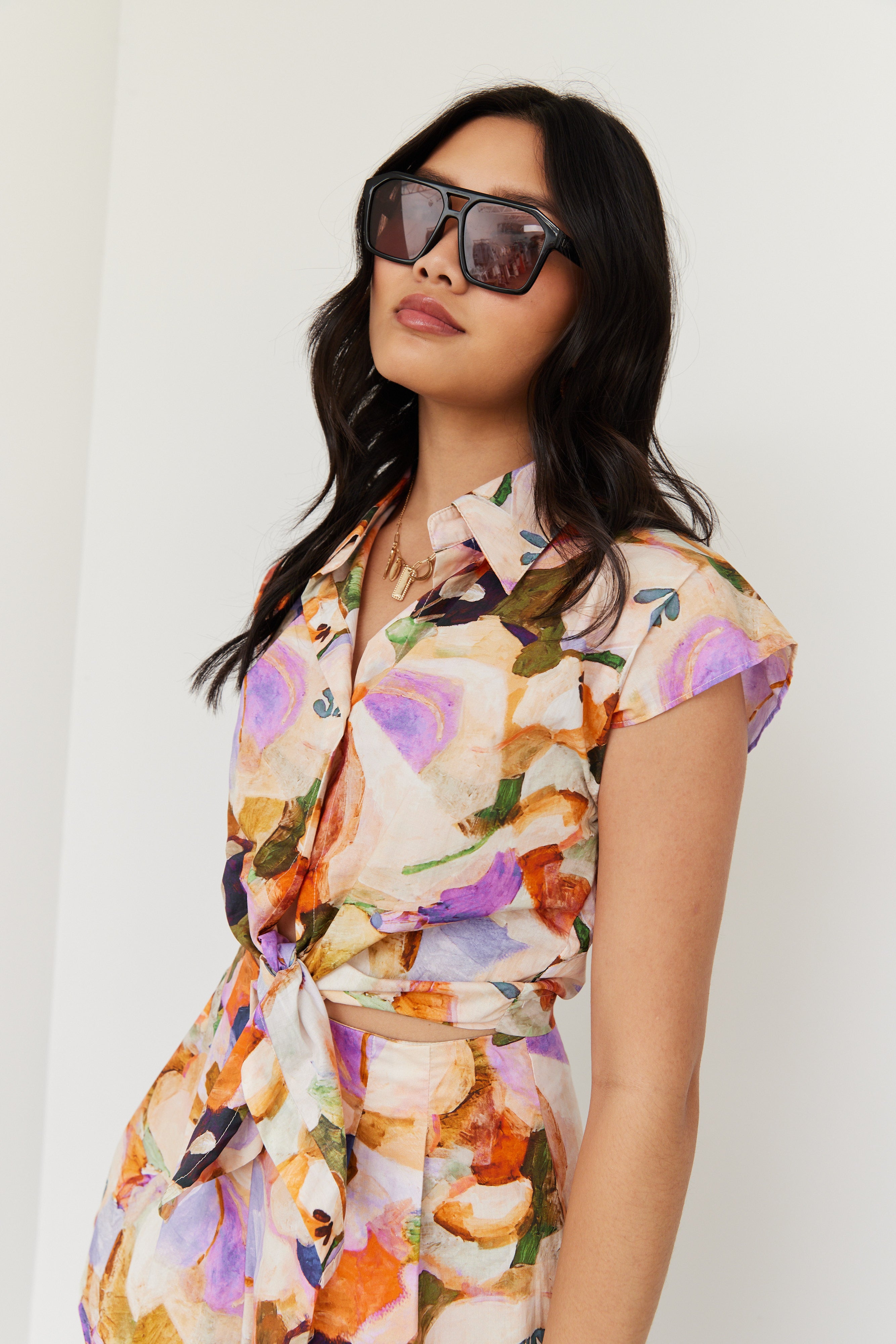 SALE - Lindsey Floral Print Top