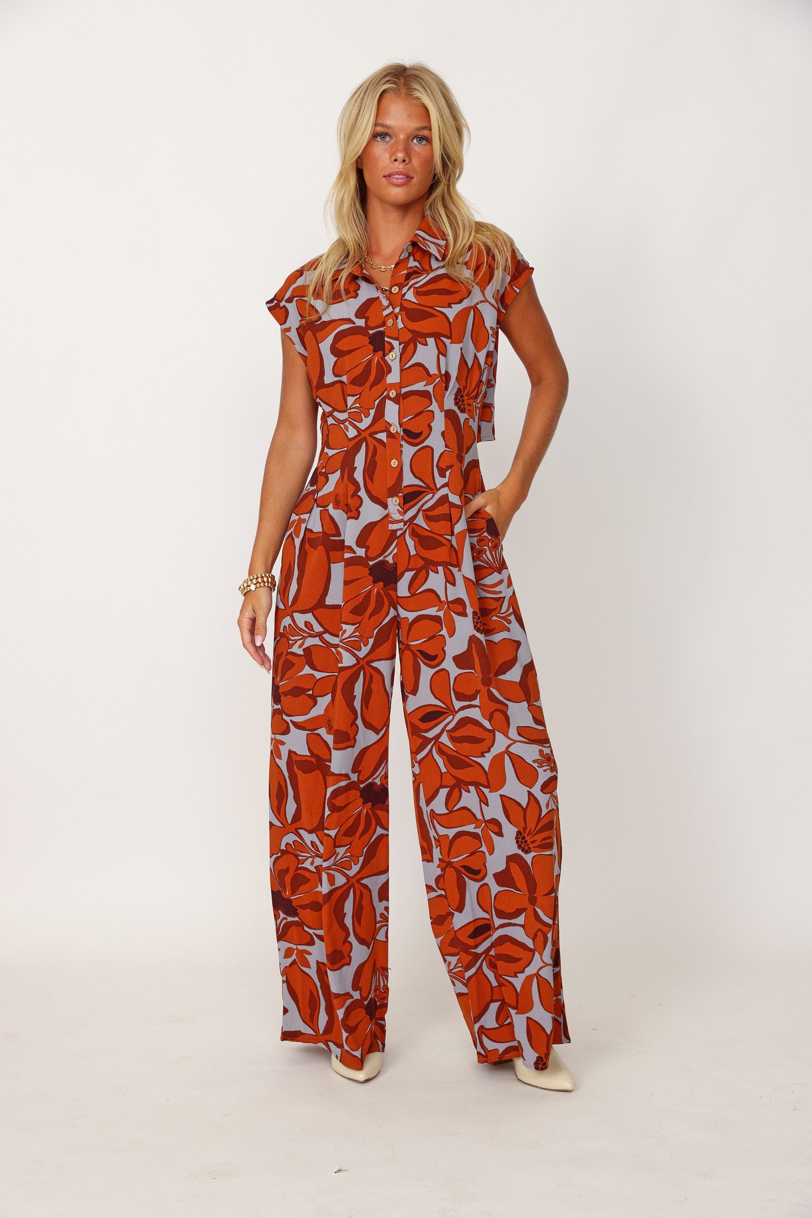 Merritt Printed Jumpsuit