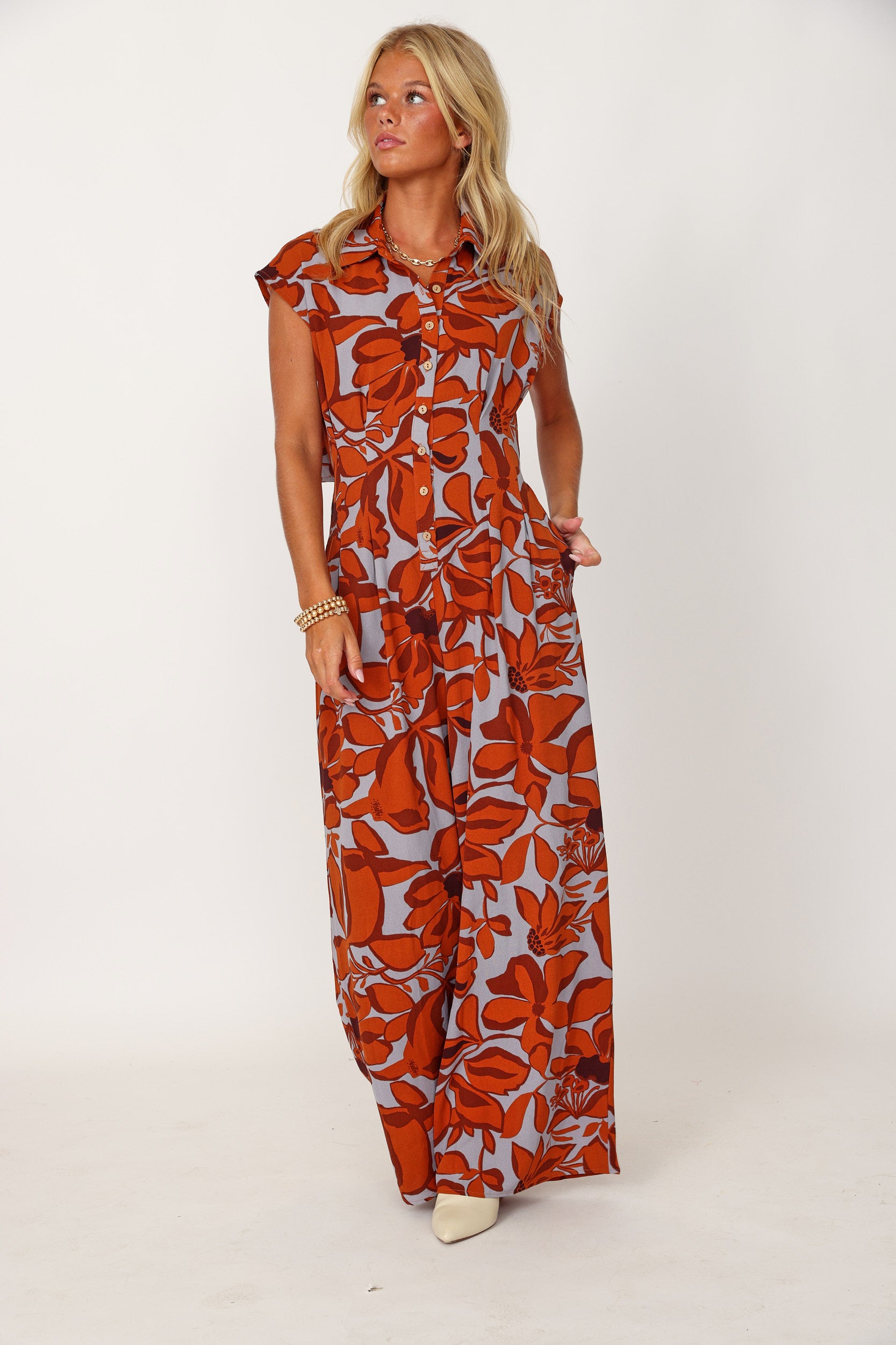 Merritt Printed Jumpsuit
