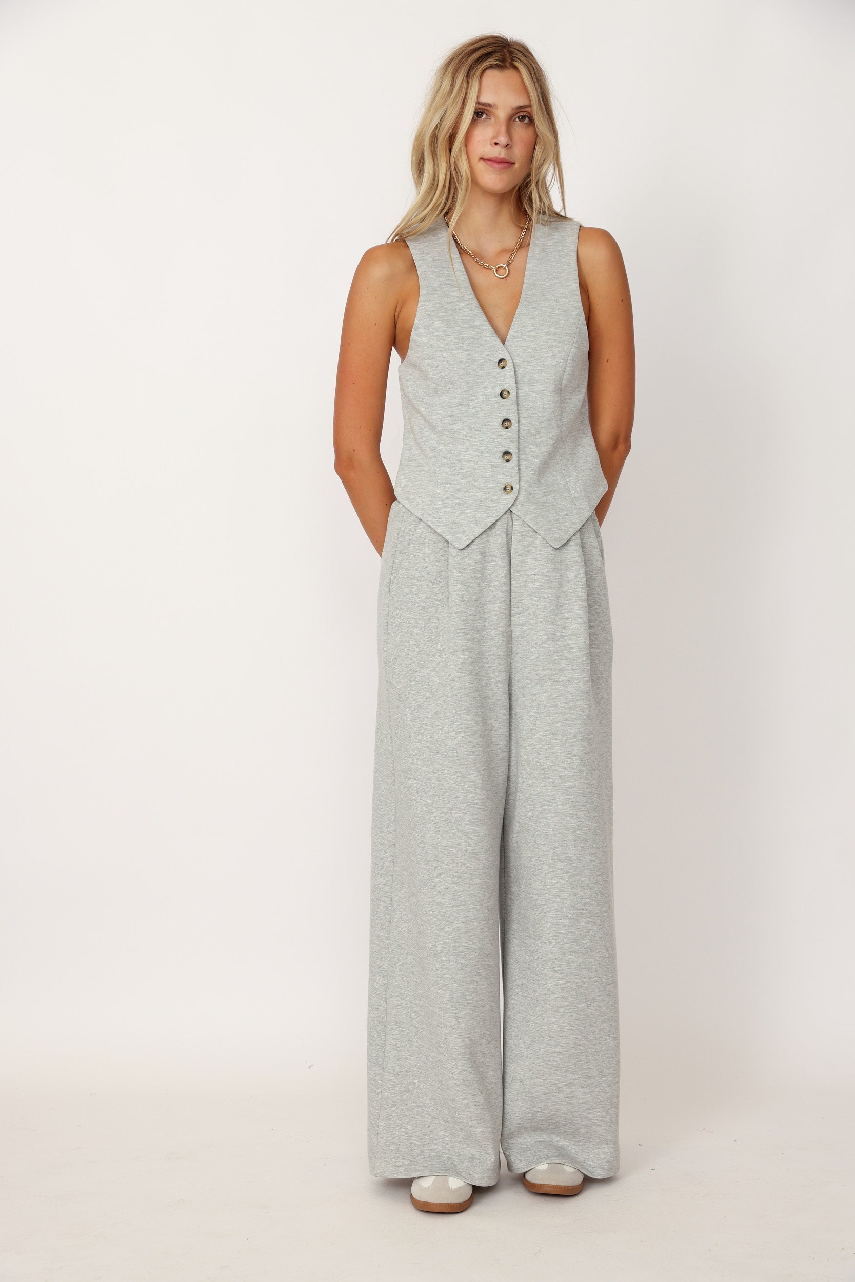 Lewis Wide Leg Knit Pants