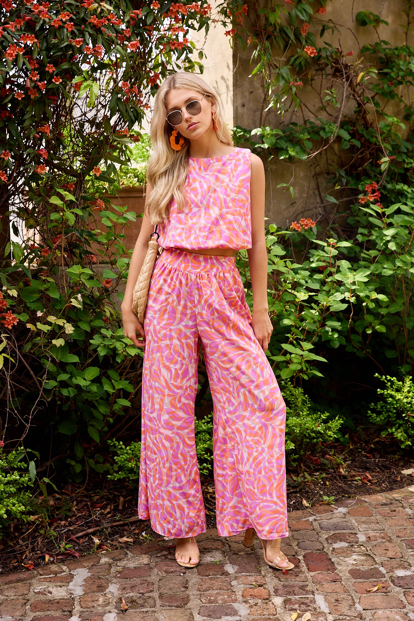 Ashton Must Be Love Bubble Cropped Top - fab'rik