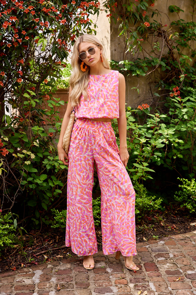 Ashton Must Be Love Bubble Cropped Top - fab'rik