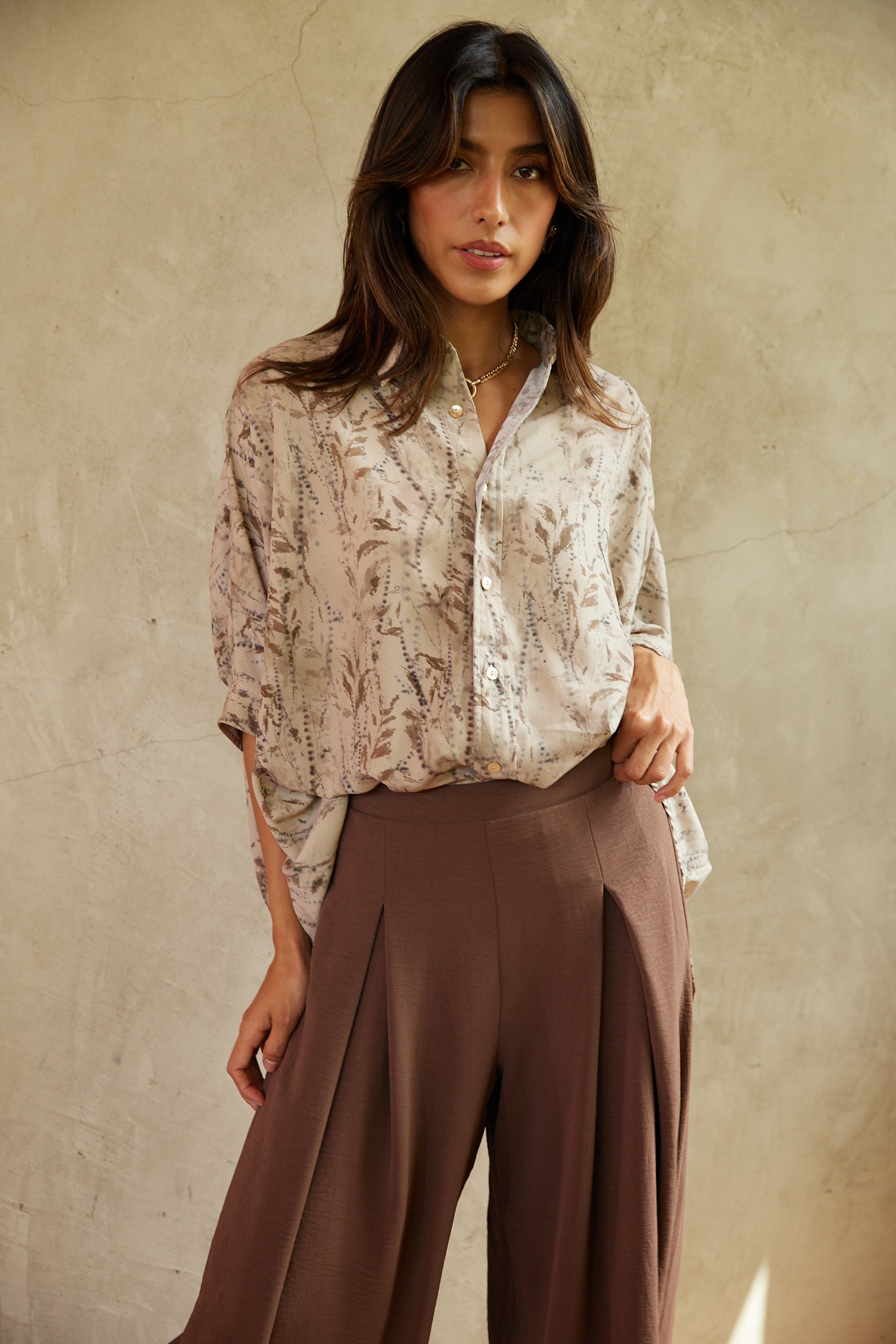 SALE - Molly Short Sleeve Button Down Top