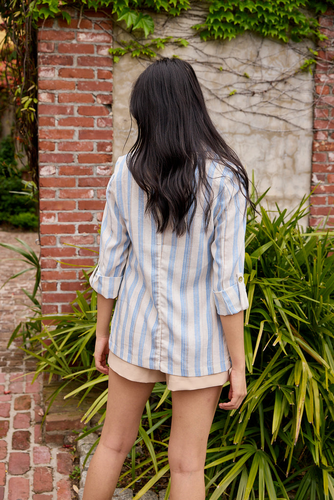Cleo Striped Blazer - fab'rik