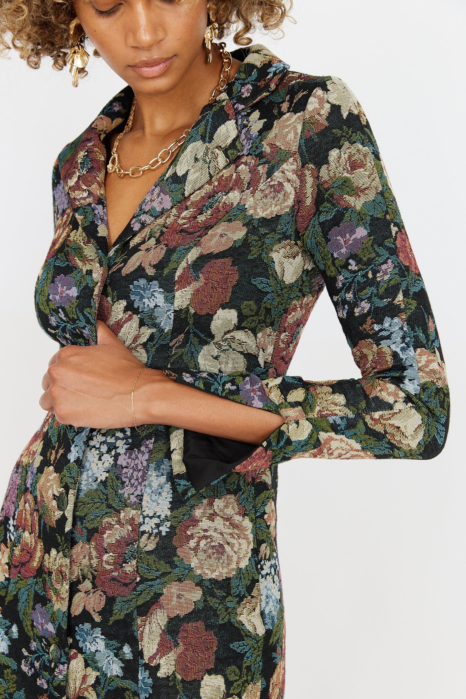 SALE - Fynn Floral Blazer Dress