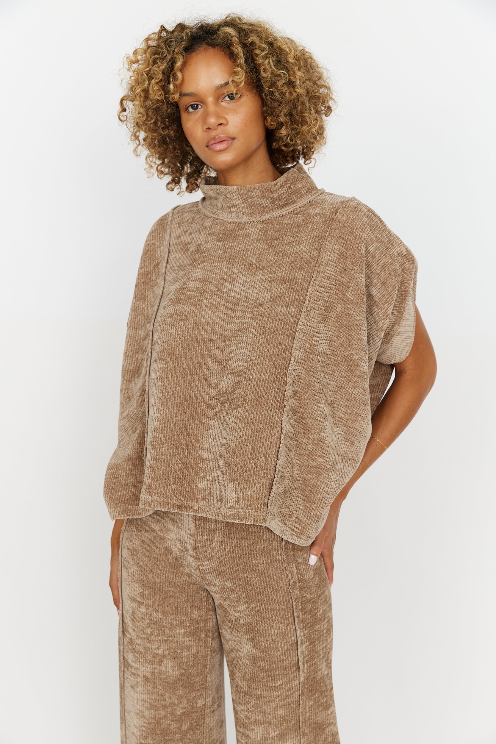 Rubio Knit Mock Neck Top