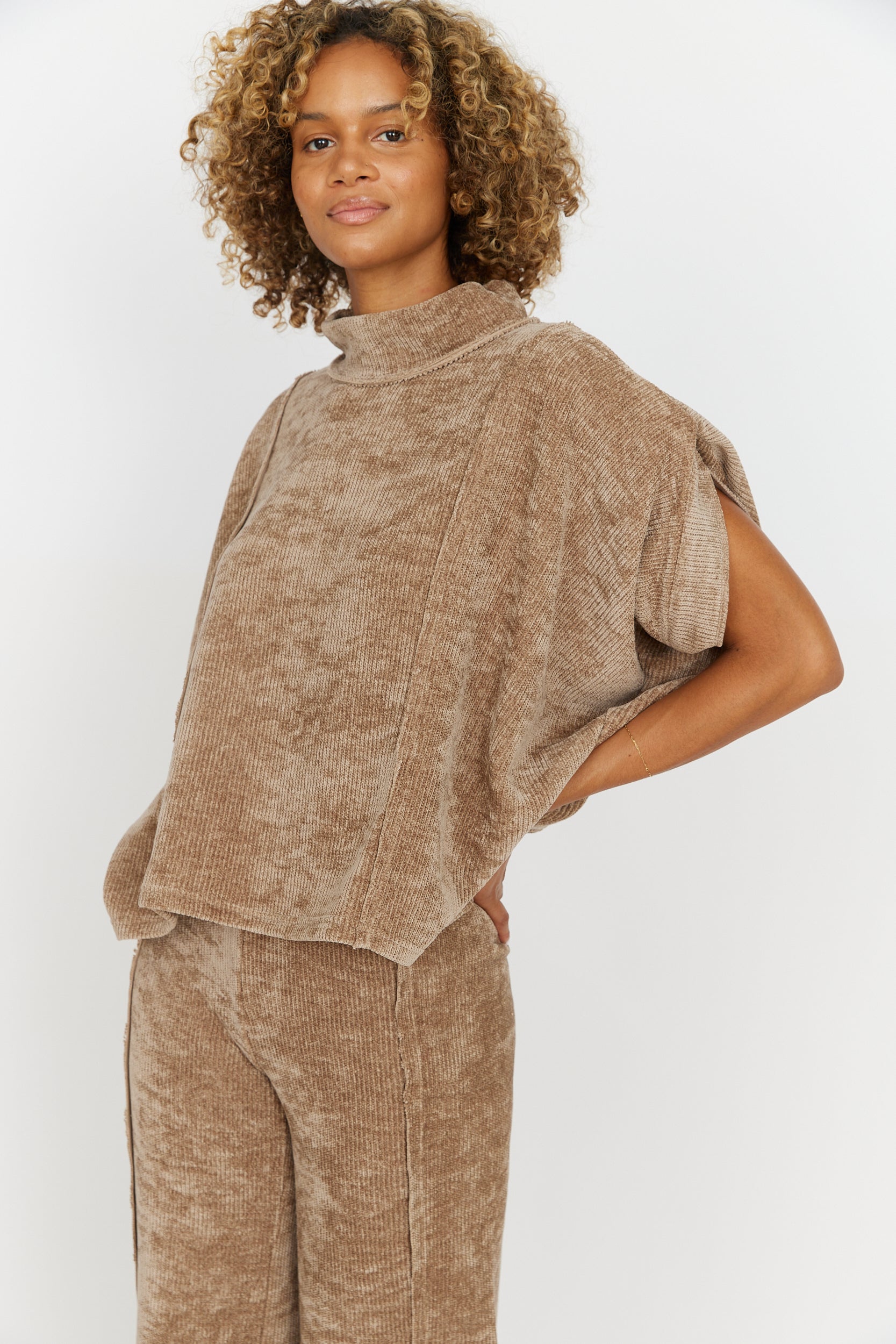 Rubio Knit Mock Neck Top