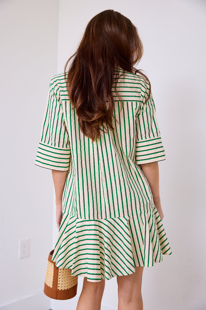 Newport Striped Mini Dress - fab'rik