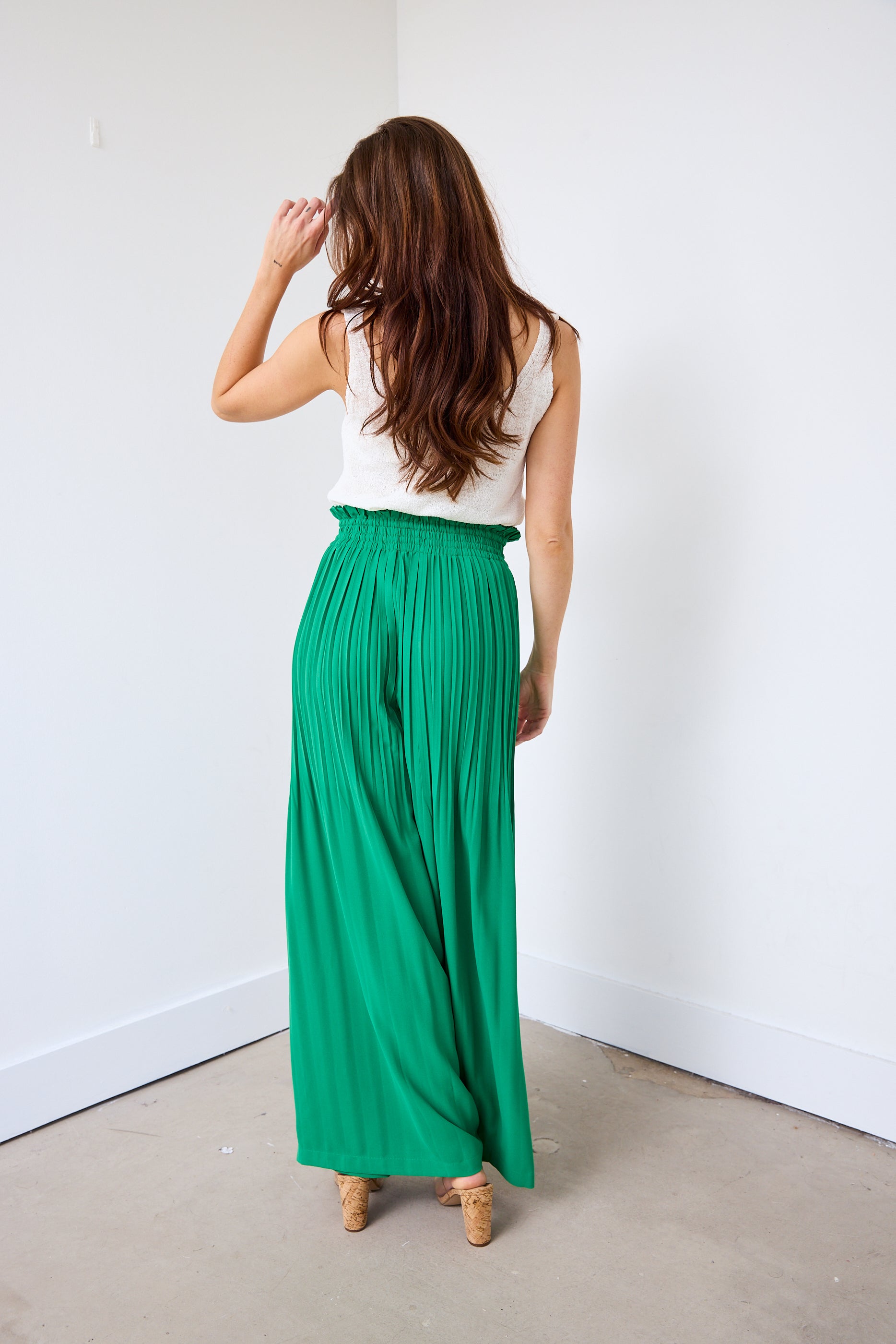 Howell Pleated Wide Leg Pants - fab'rik