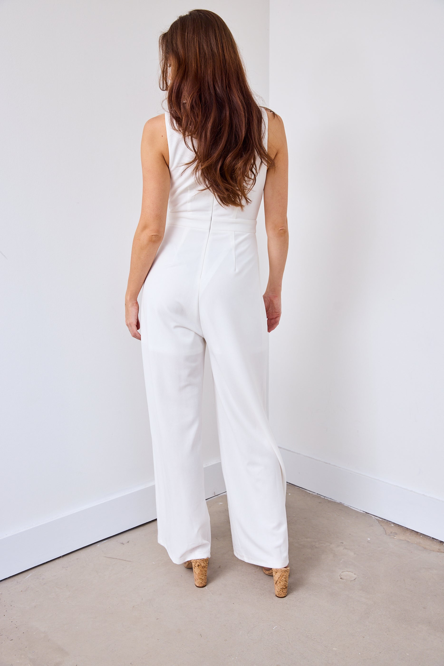 Mercedes Bow Detail Jumpsuit - fab'rik