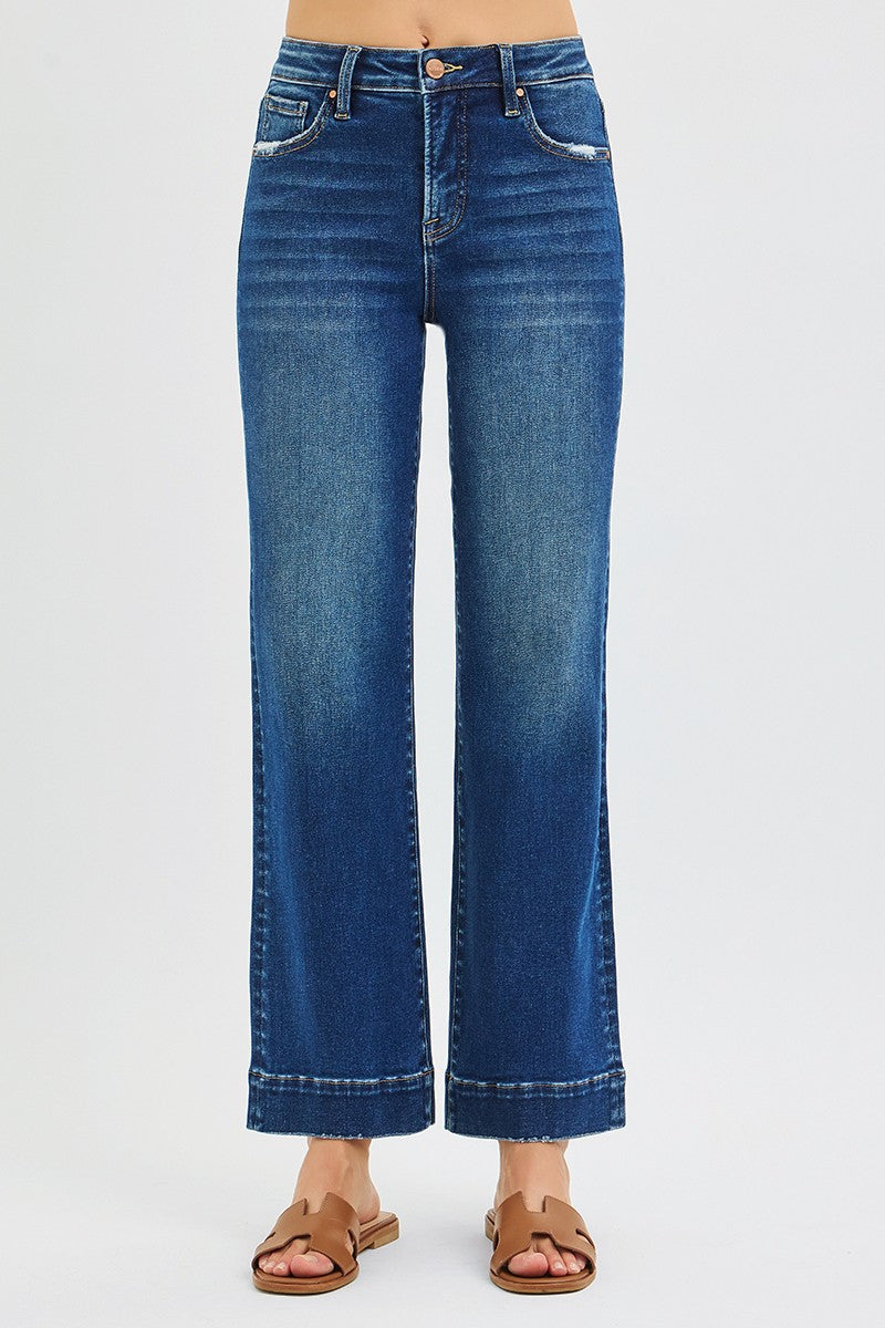 Simon High Rise Straight Jeans