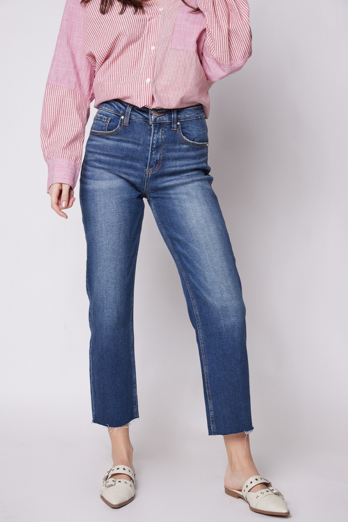 Kylie Risen High Rise Barrel Jeans