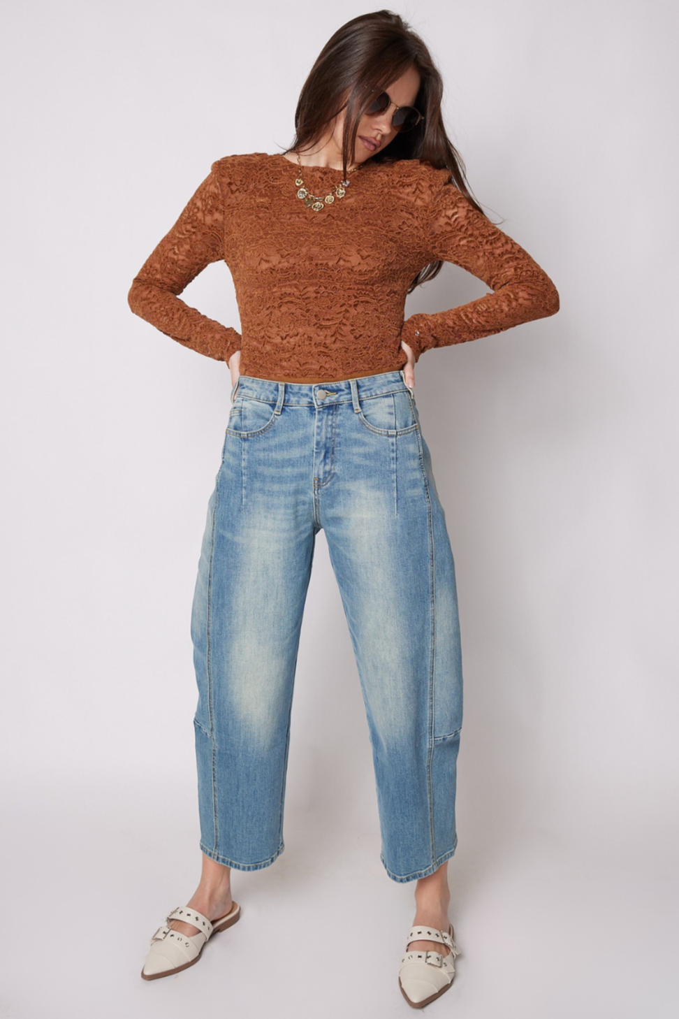SALE - Clark Loose Fit Denim Pants