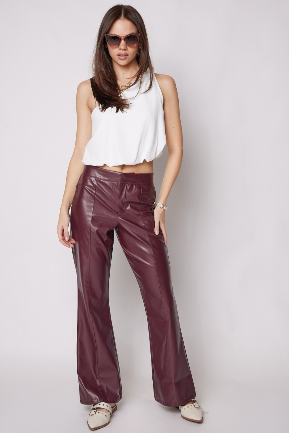 SALE - Carmen Knot One Shoulder Top