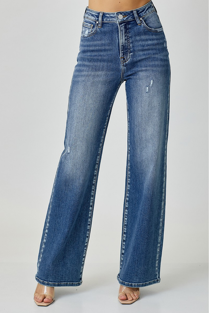 Mallory Risen Wide Leg Jeans