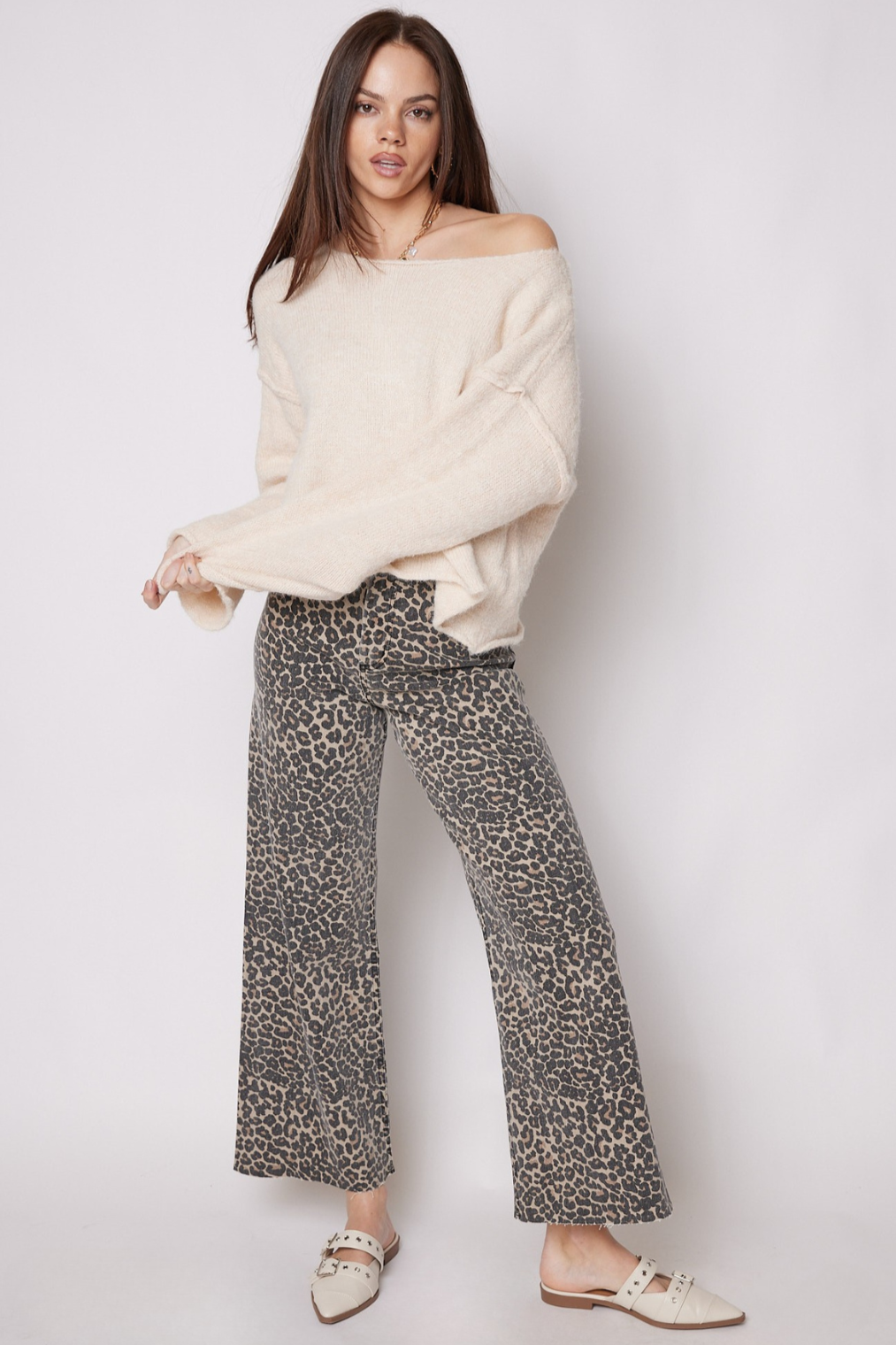 SALE - Laurie Leopard Print Pants