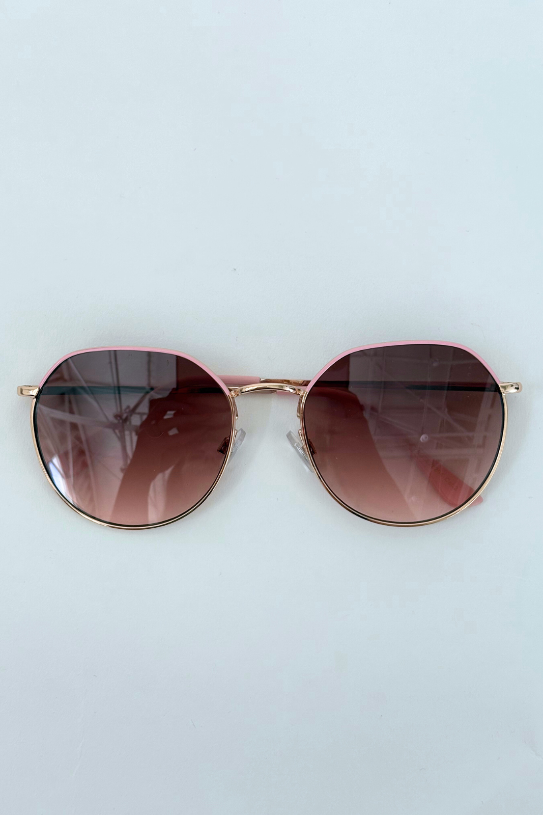 Tina Round Aviator Sunglasses