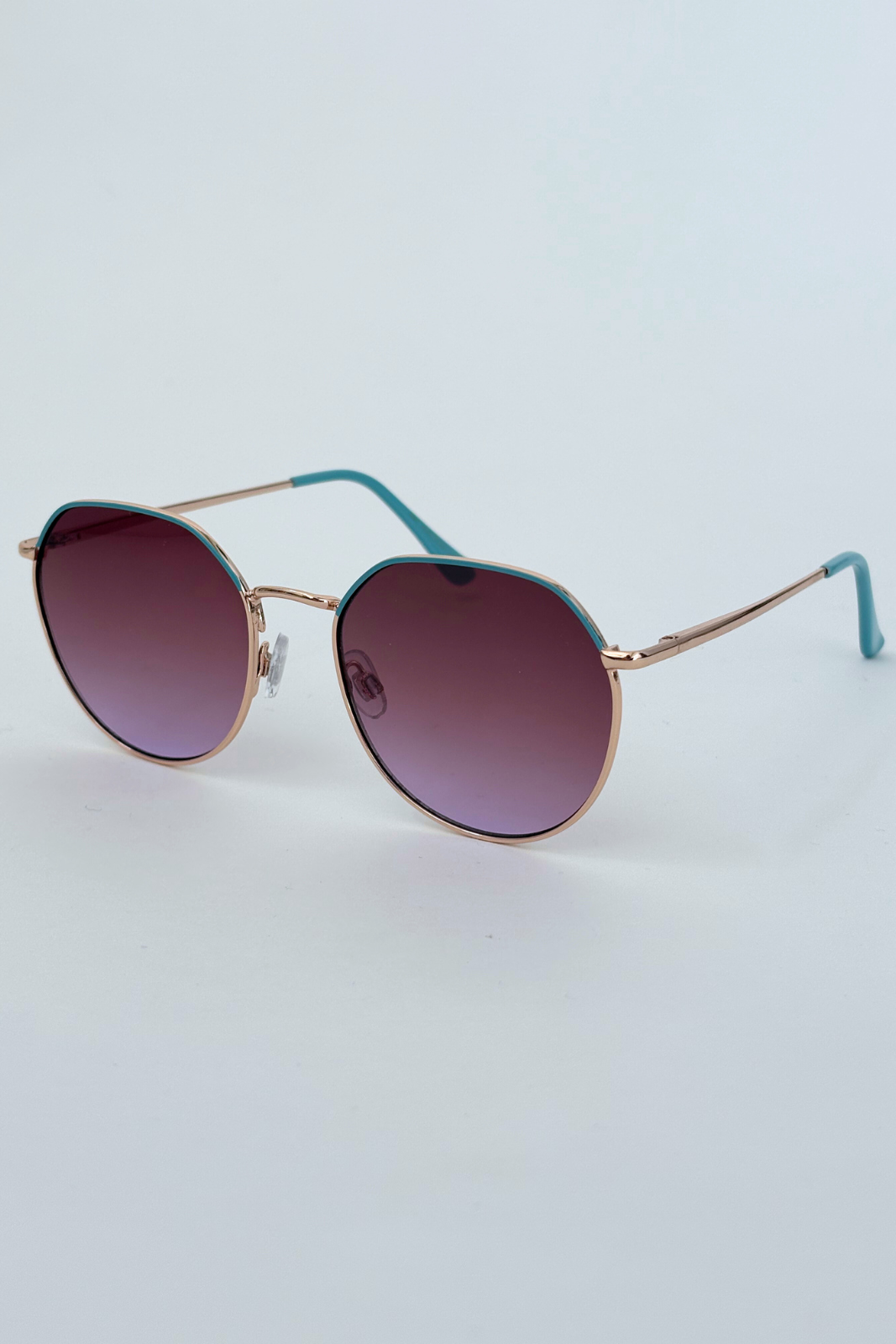Tina Round Aviator Sunglasses