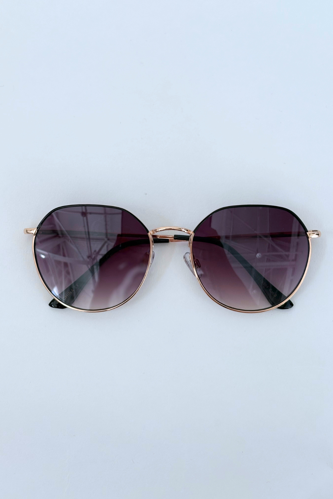 Tina Round Aviator Sunglasses