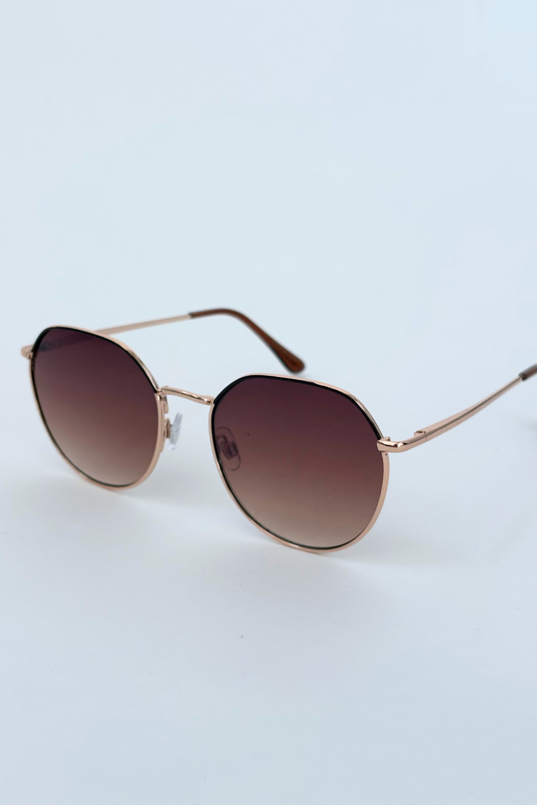 Tina Round Aviator Sunglasses