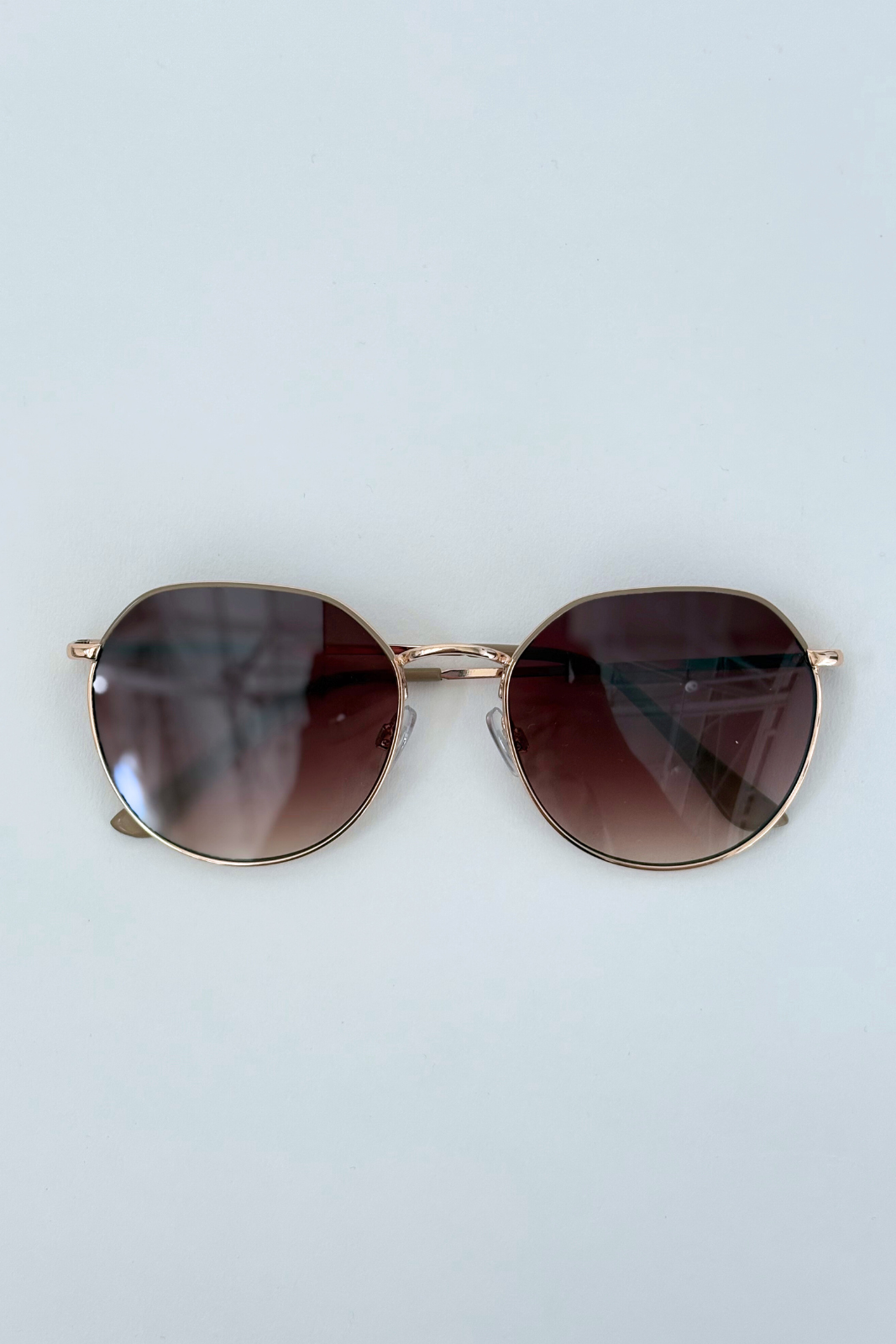 Tina Round Aviator Sunglasses