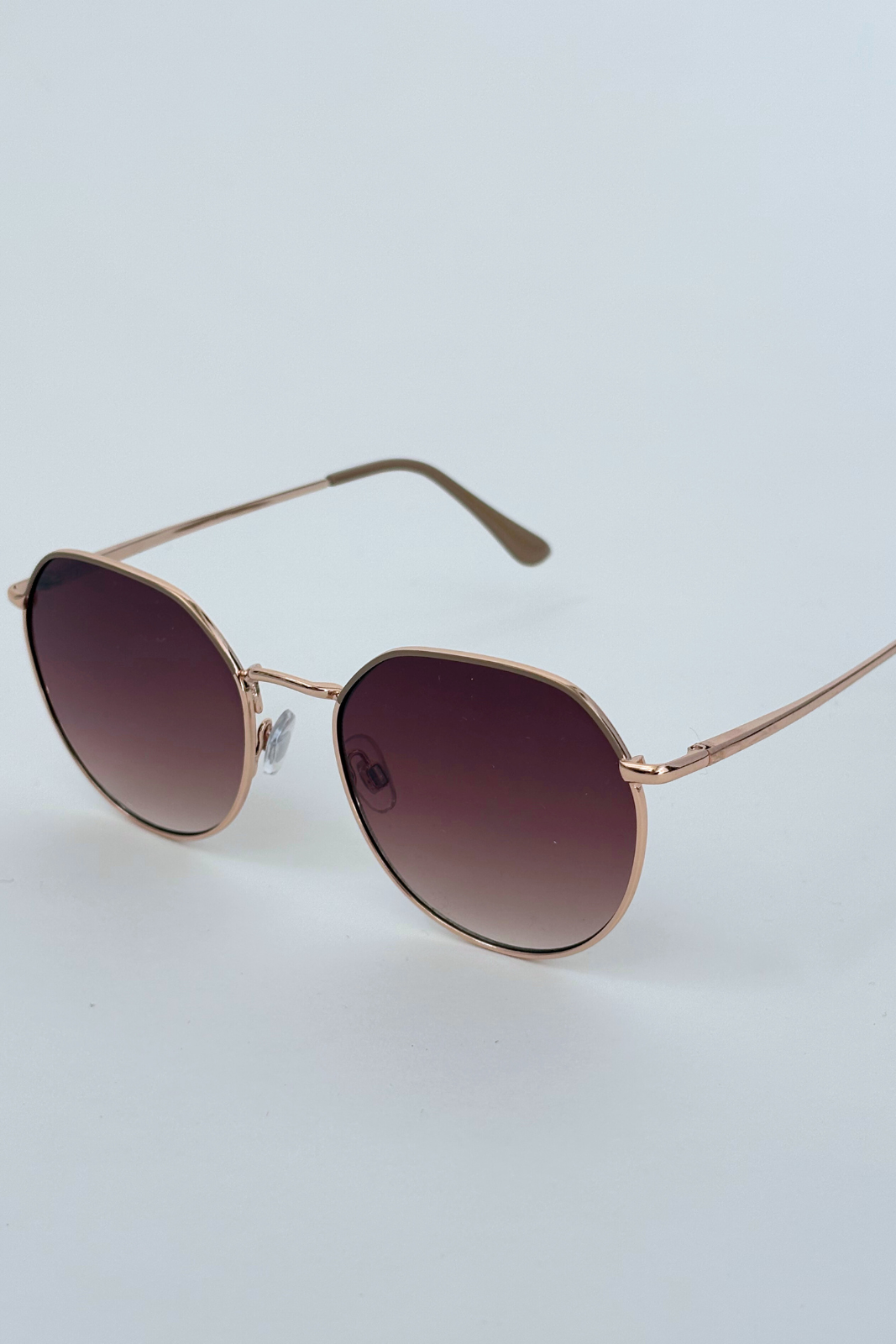 Tina Round Aviator Sunglasses