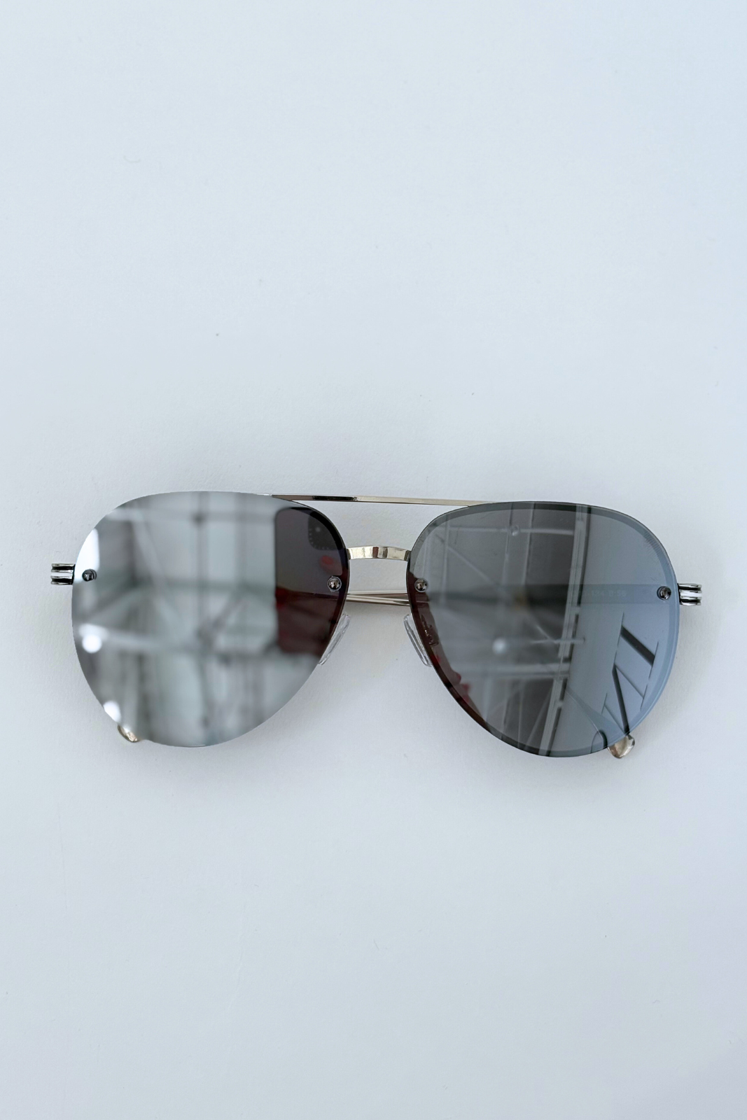 Lucy Rimless Aviator Sunglasses