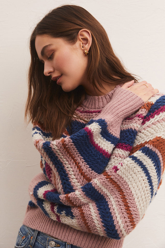 Z Supply Asheville Stripe Sweater - fab'rik