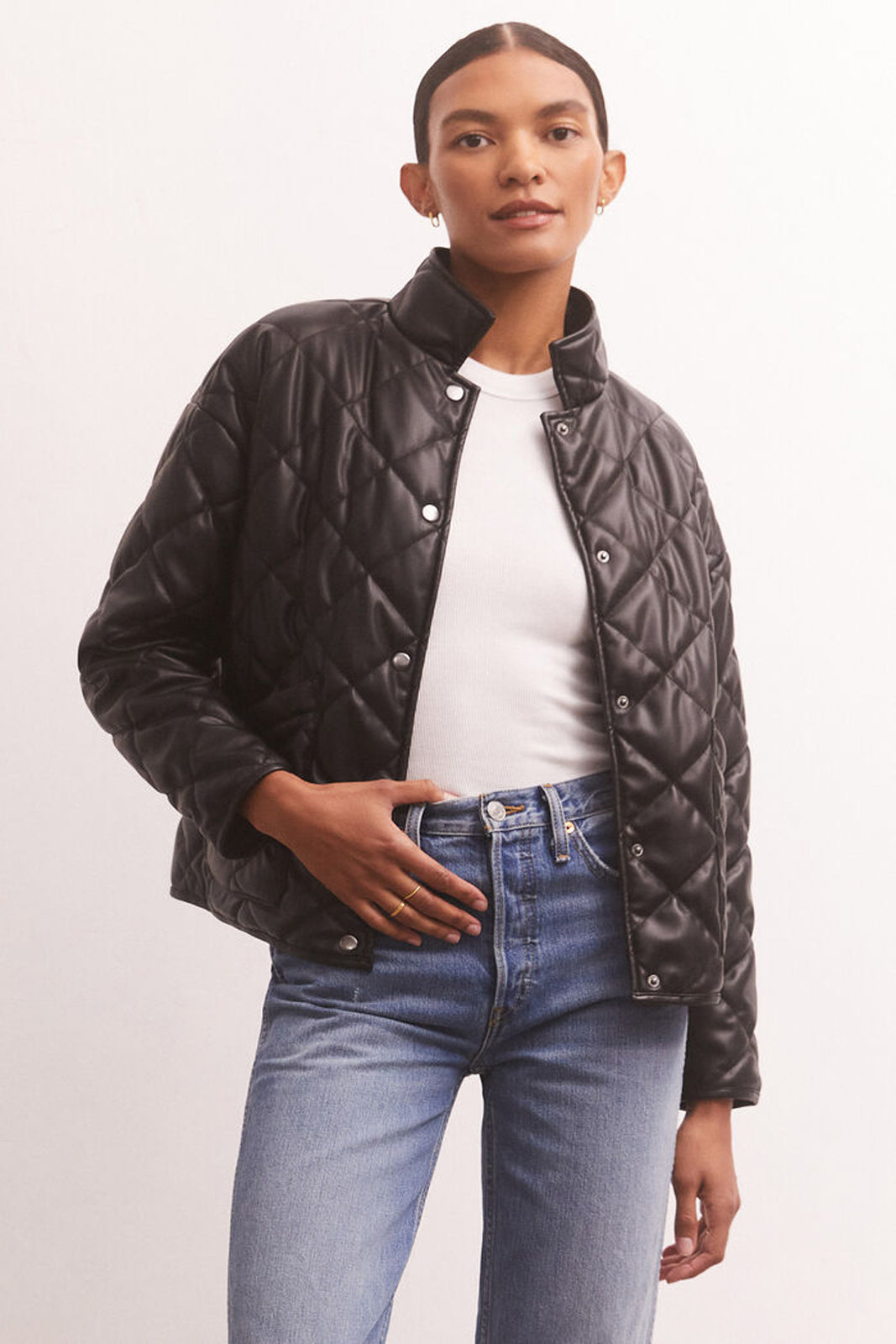 Z Supply Heritage Faux Leather Jacket - fab'rik