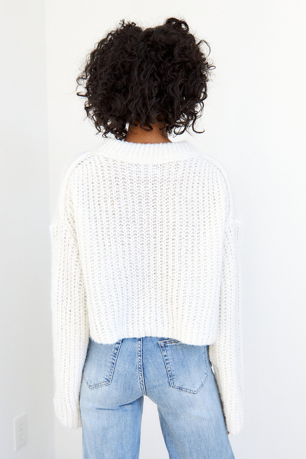 SALE - Claro Geometric Print Sweater - fab'rik