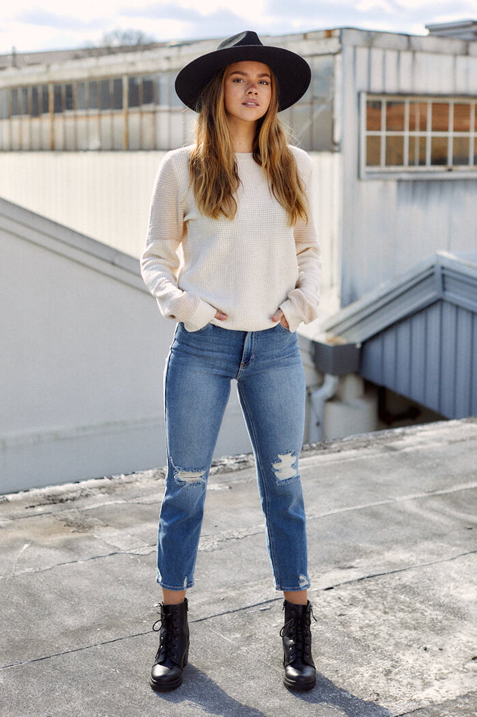 Sale - Lois Colorblock Sweater - fab'rik