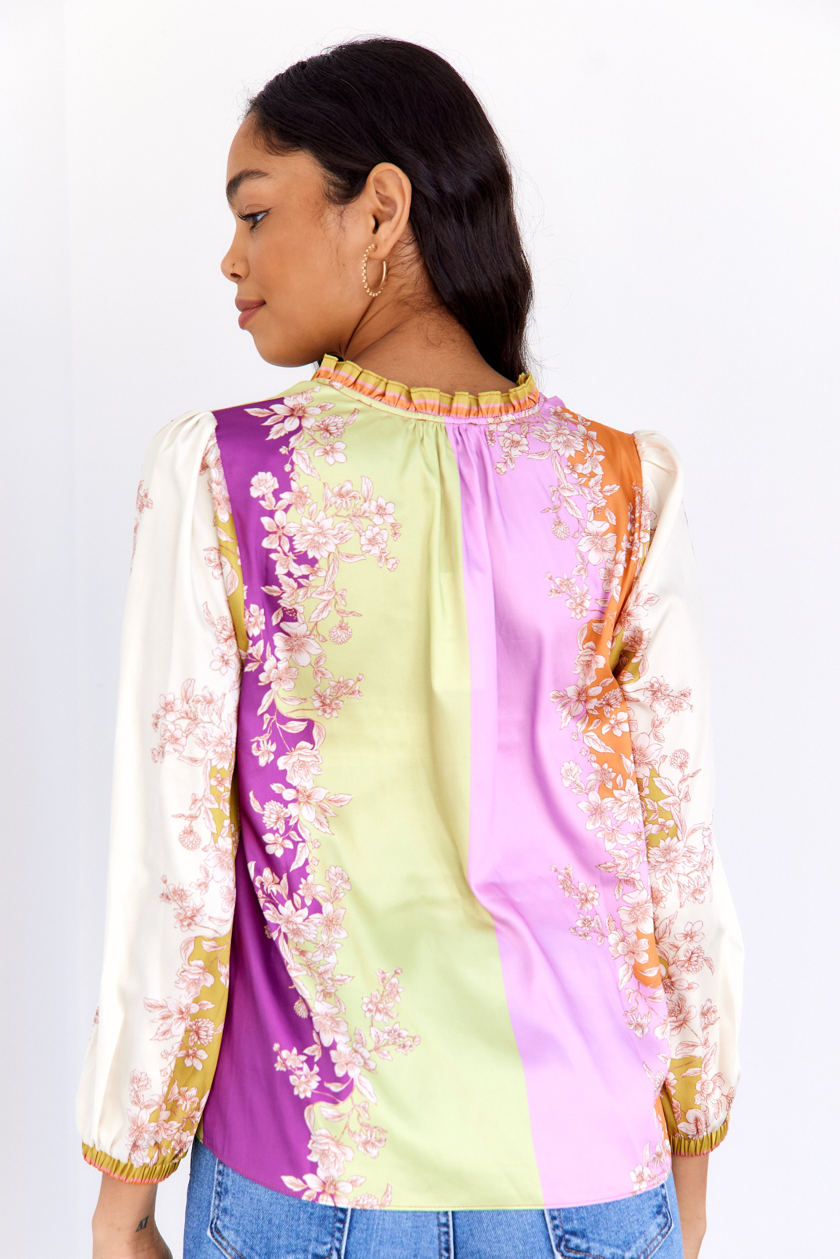 Josie Floral Multicolor Blouse - fab'rik