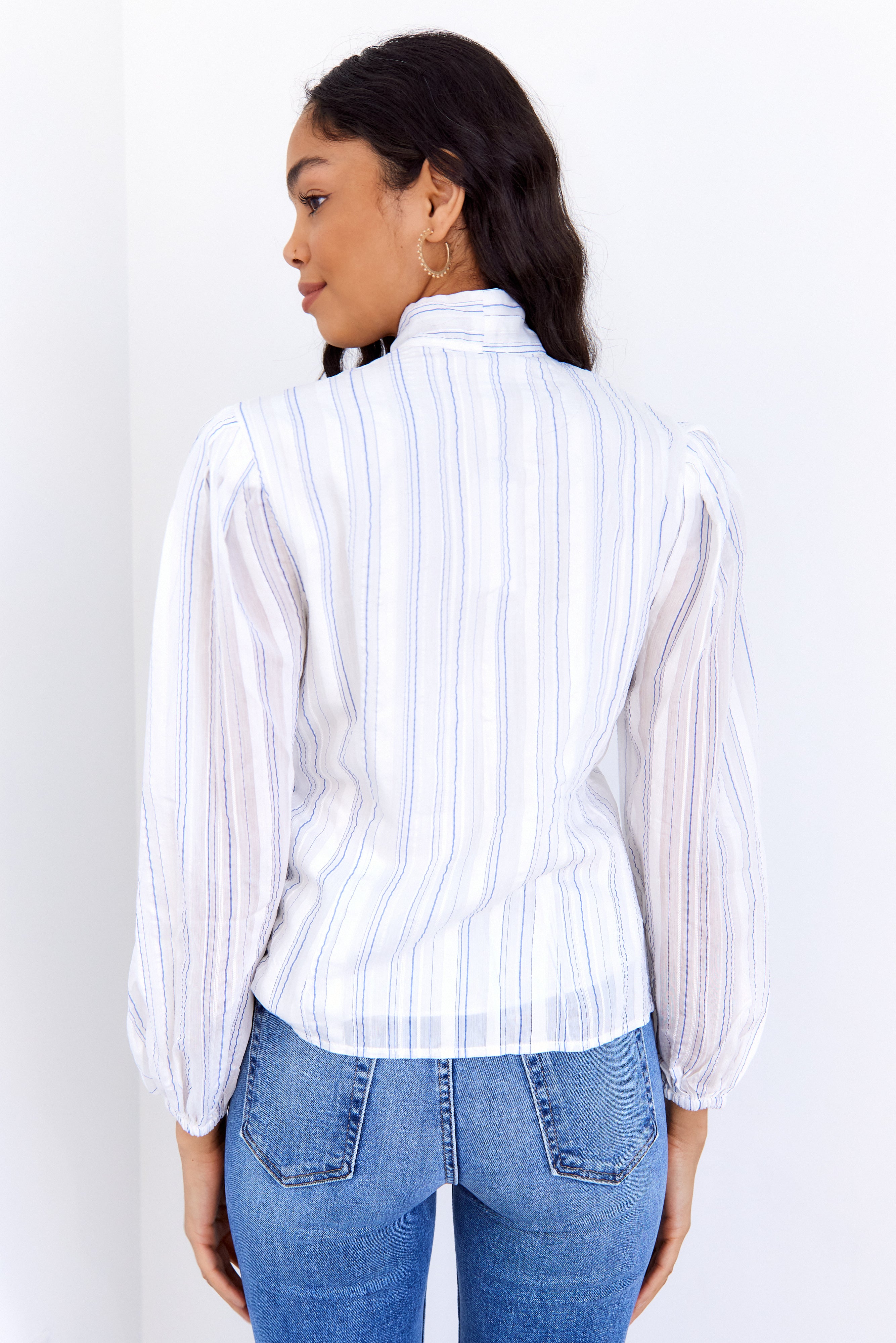 Arden Tie Bow Blouse - fab'rik