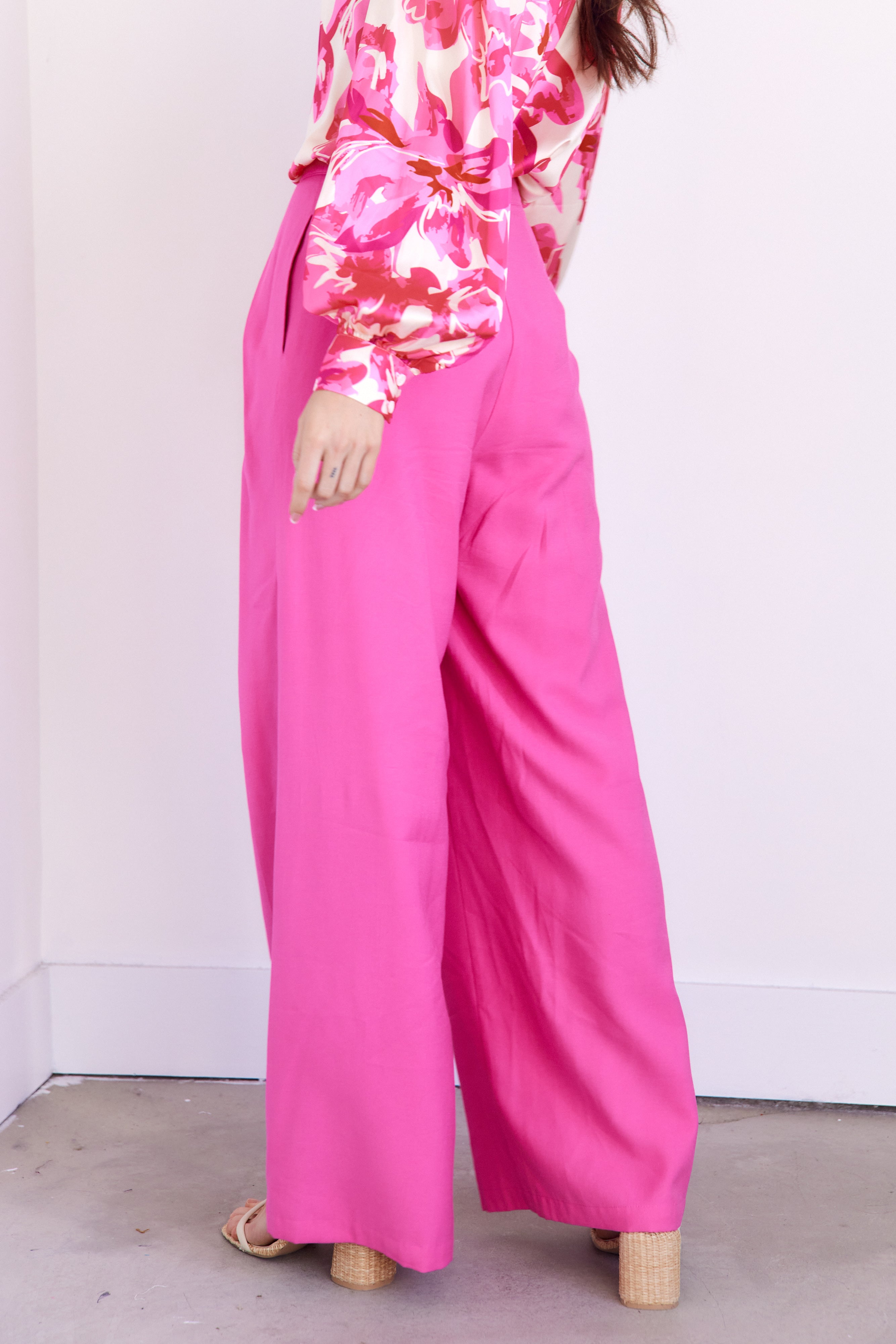 Eleanor Pleated Trouser Pants - fab'rik