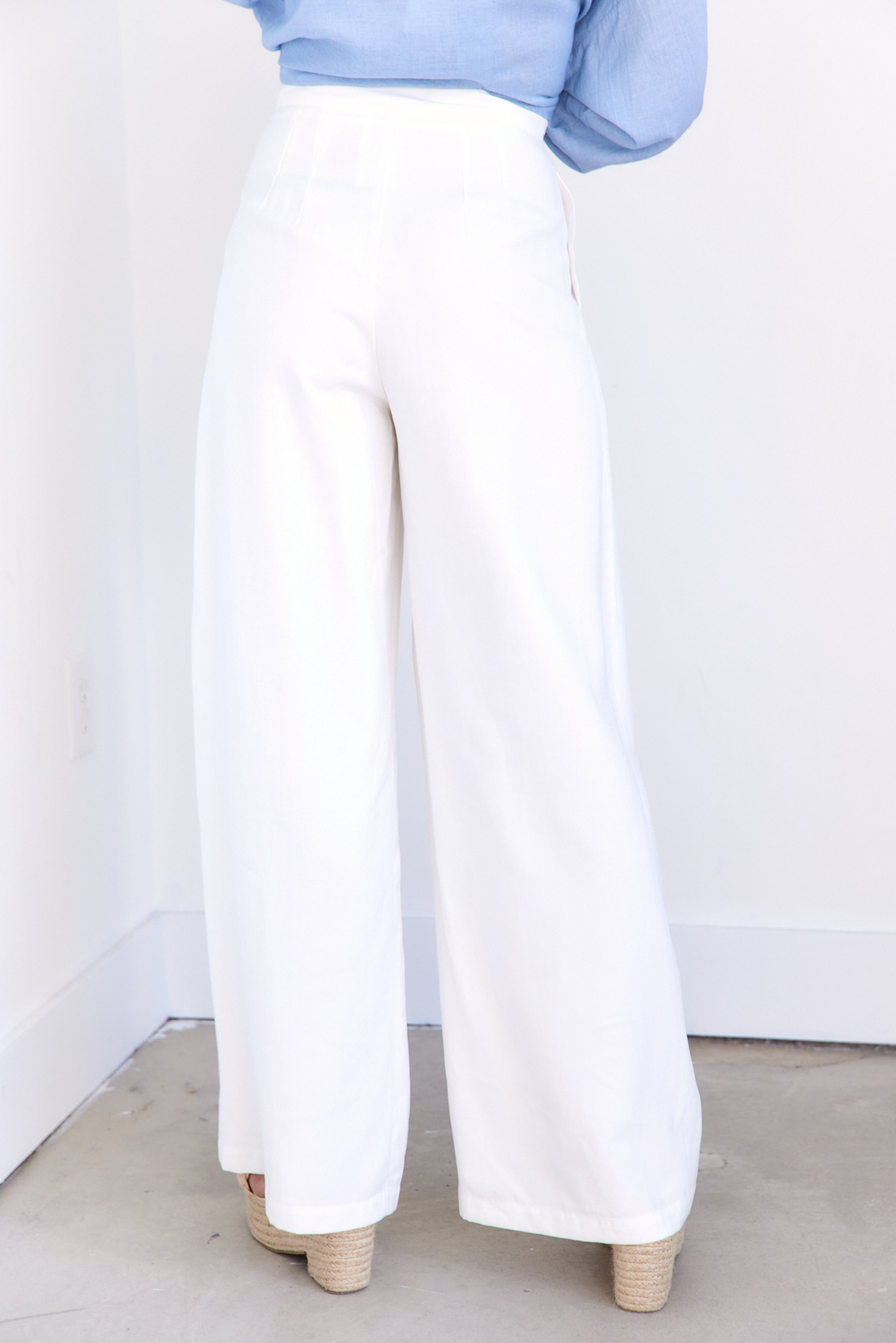 Josephine Wide Leg Full Length Pants - fab'rik