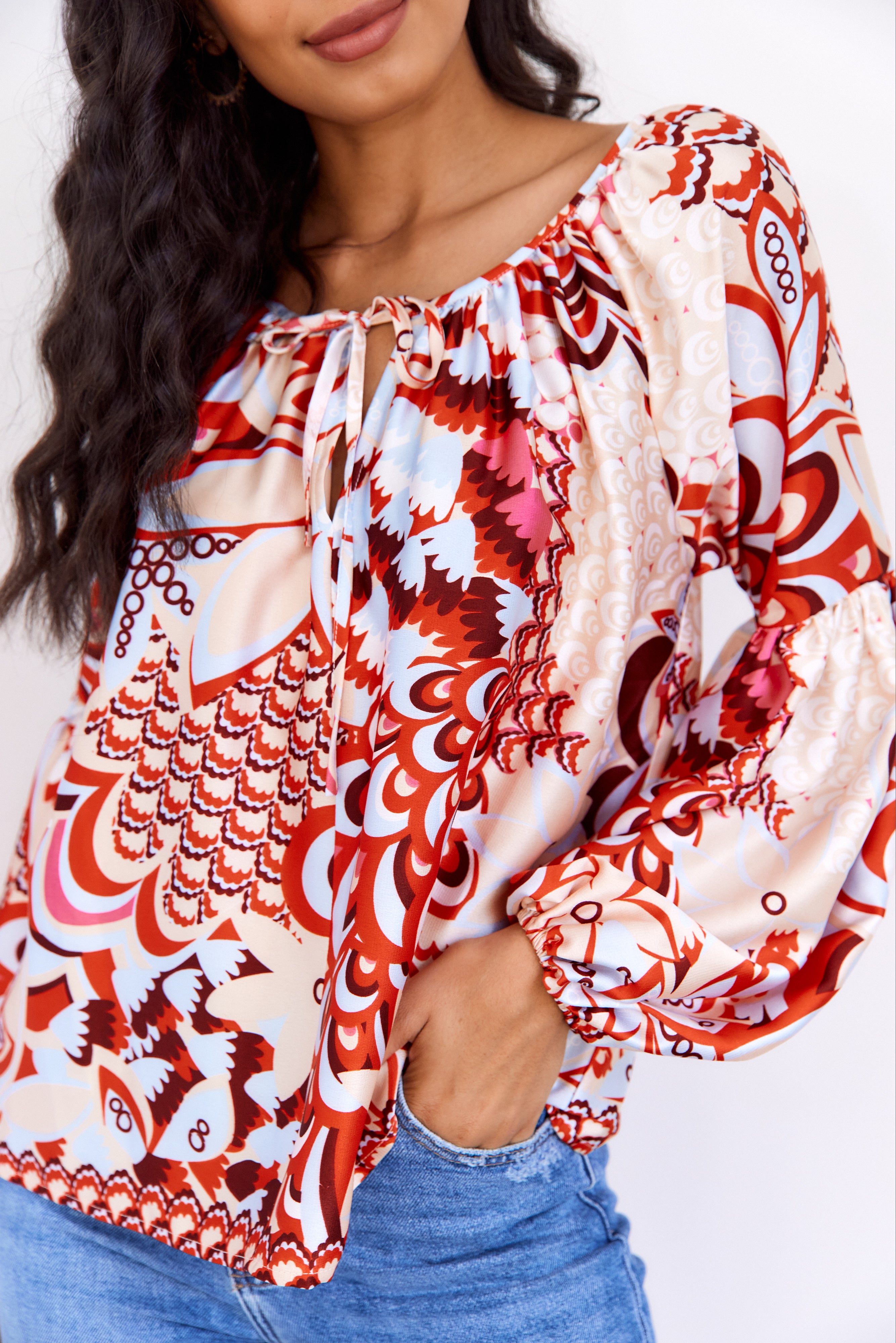 Paris Floral Blouse - fab'rik