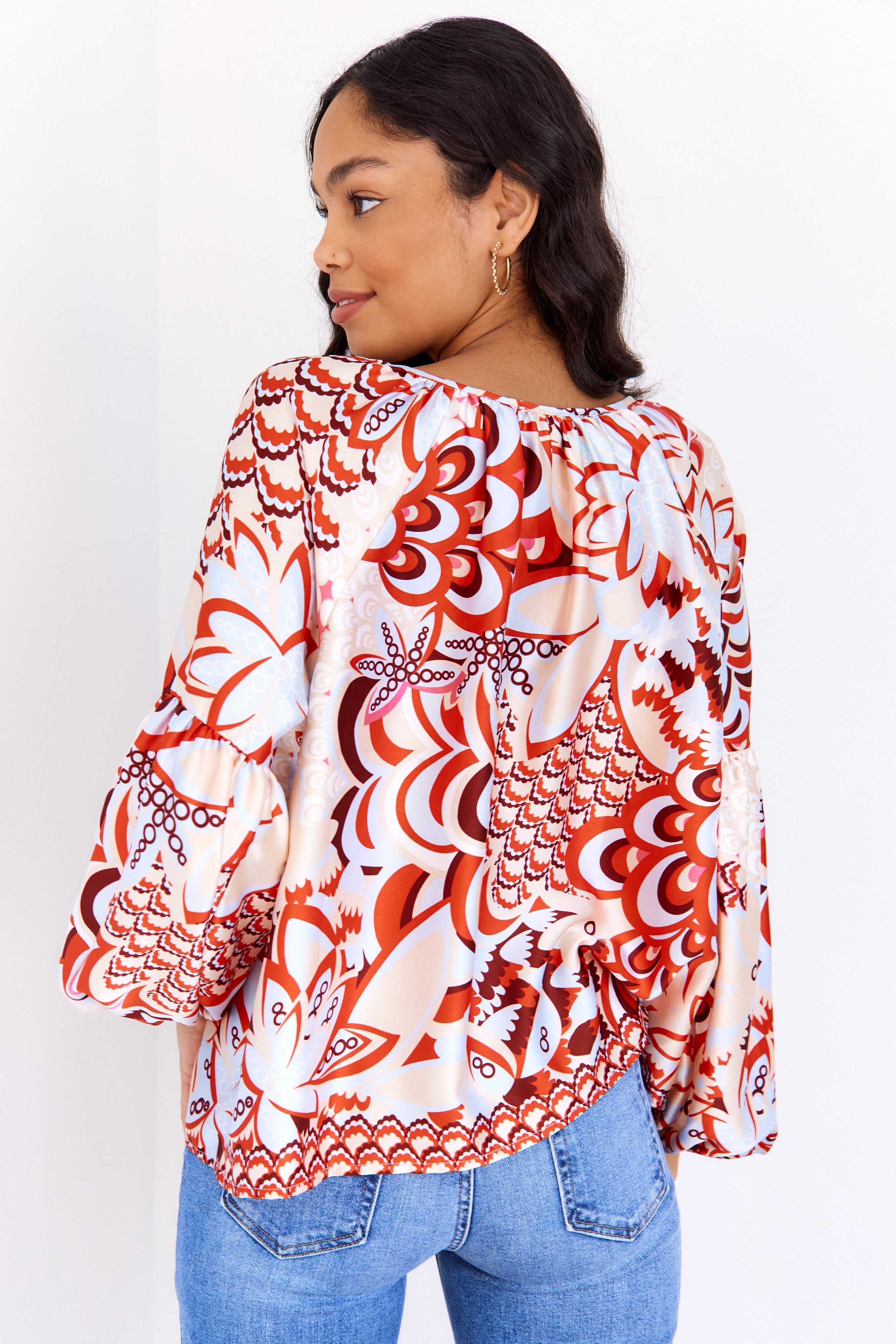 Paris Floral Blouse - fab'rik